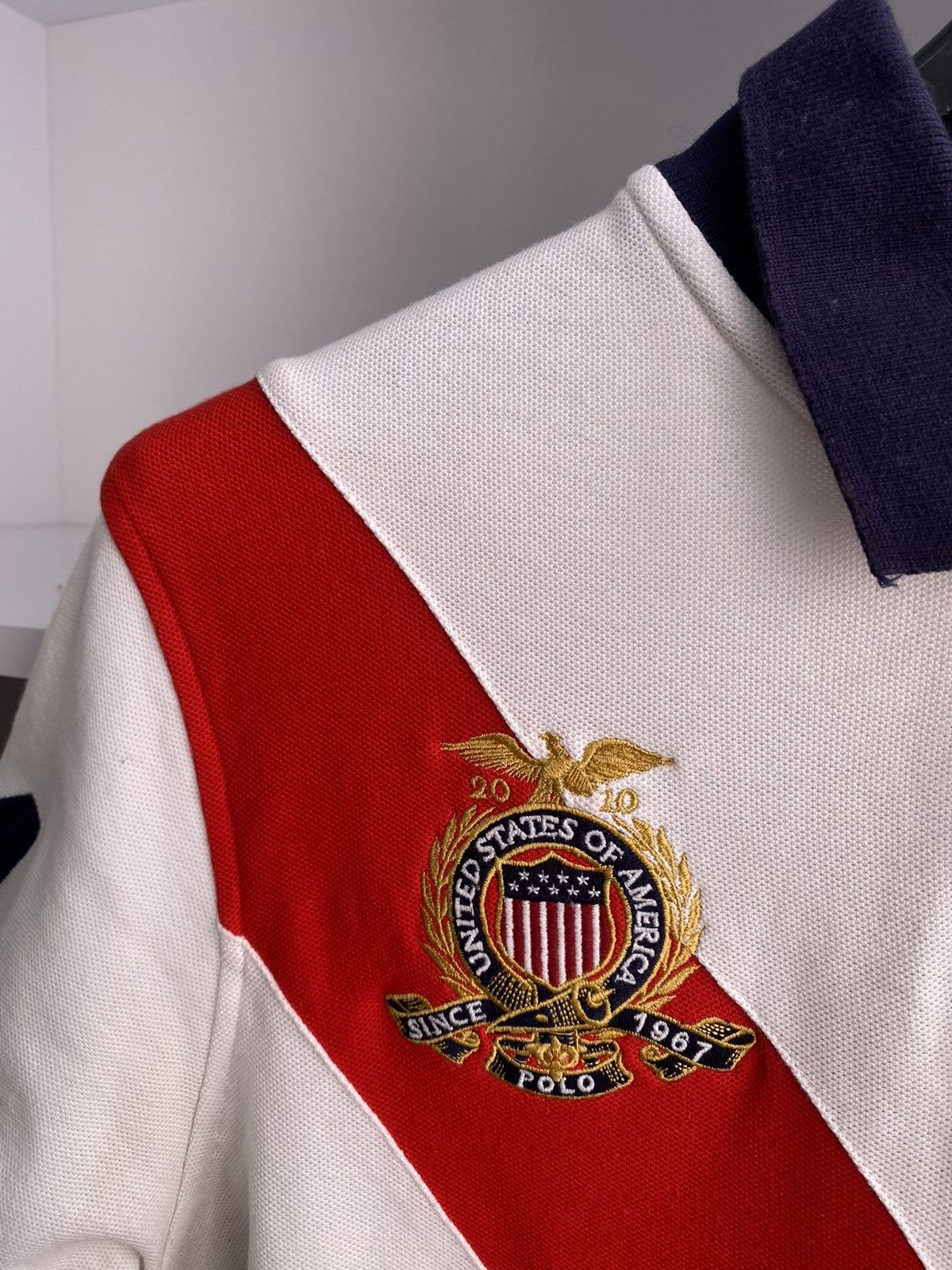 Polo Ralph Lauren × Vintage Vintage Polo Ralph Lauren Chief Keef Style Polo Tee Size US L / EU 52-54 / 3 - 12 Thumbnail