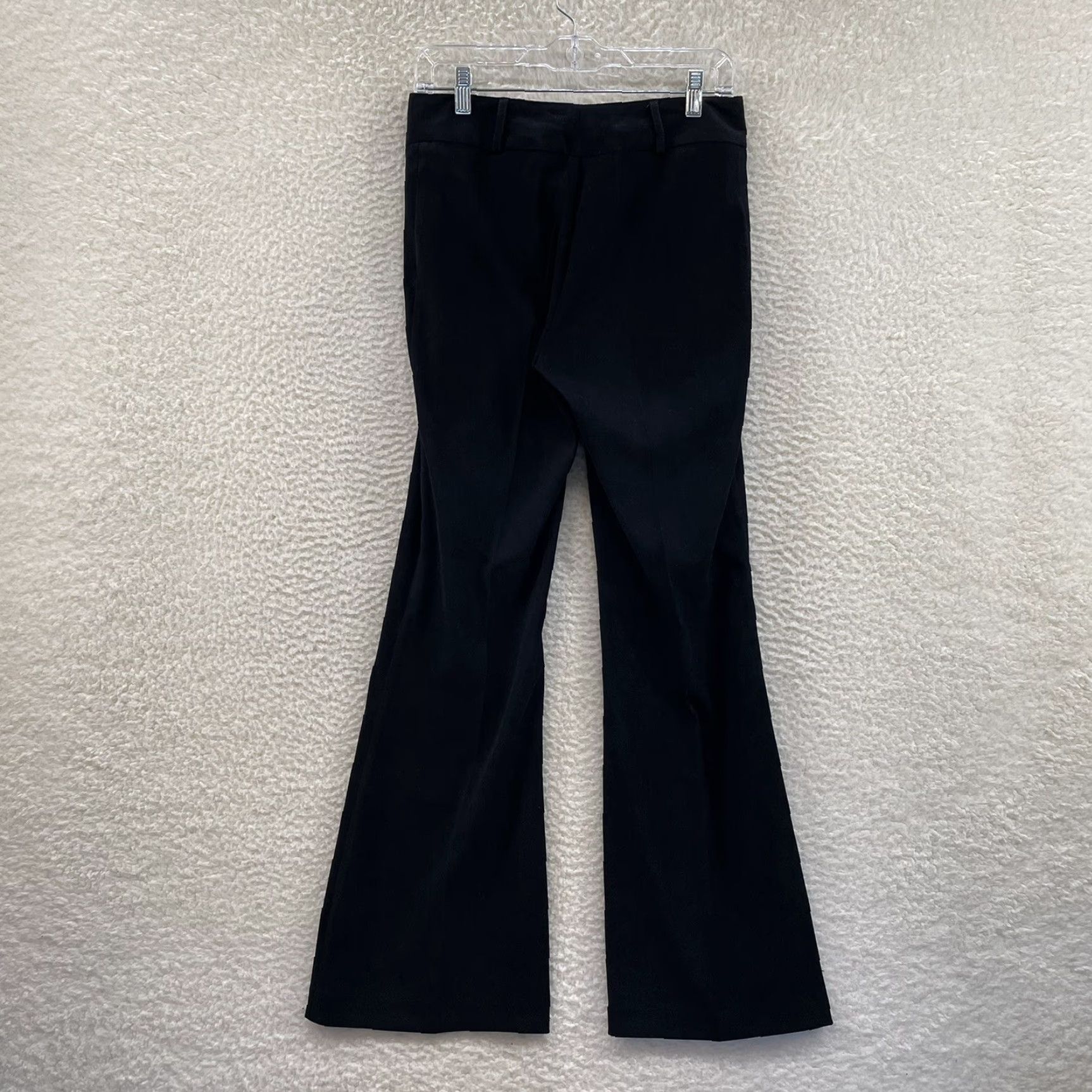 Vintage VINTAGE 90s Y2K Dress Pants Black Trousers Slacks Office Grunge 8 28 29 Women’s Size 30" / US 8 / IT 44 - 2 Thumbnail