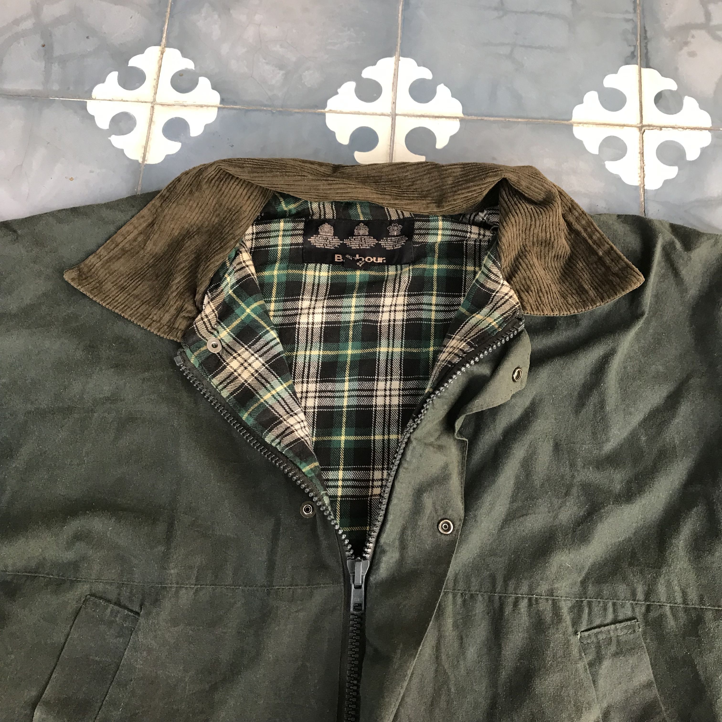 Barbour BARBOUR A100 Bedale Wax Jacket 4 Pocket 2 Crest Sage Green Size US L / EU 52-54 / 3 - 7 Thumbnail