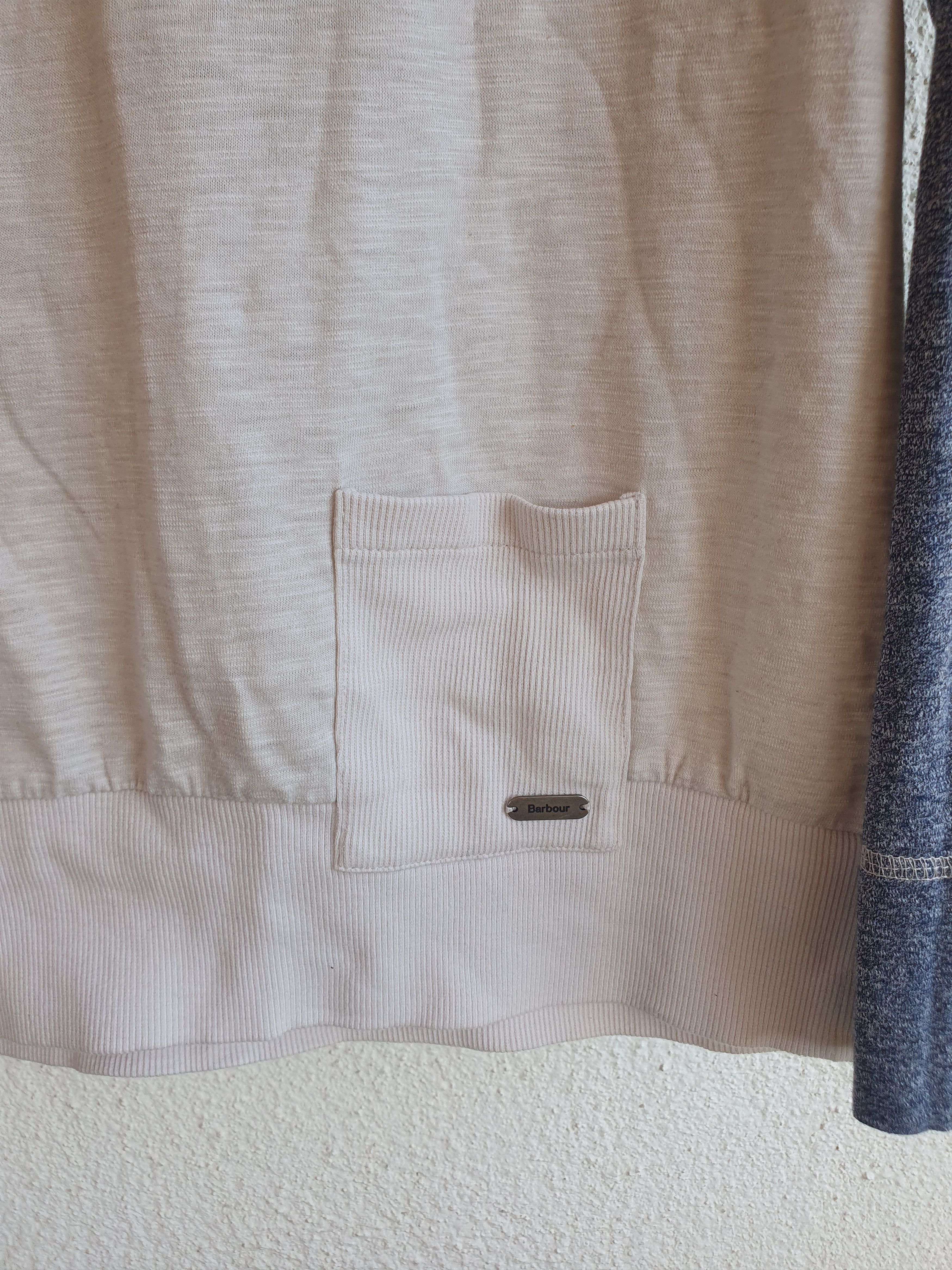 Barbour Barbour Womens Thin Sweatshirt Two Small Front Pockets sz 12 Size XL / US 12-14 / IT 48-50 - 4 Thumbnail