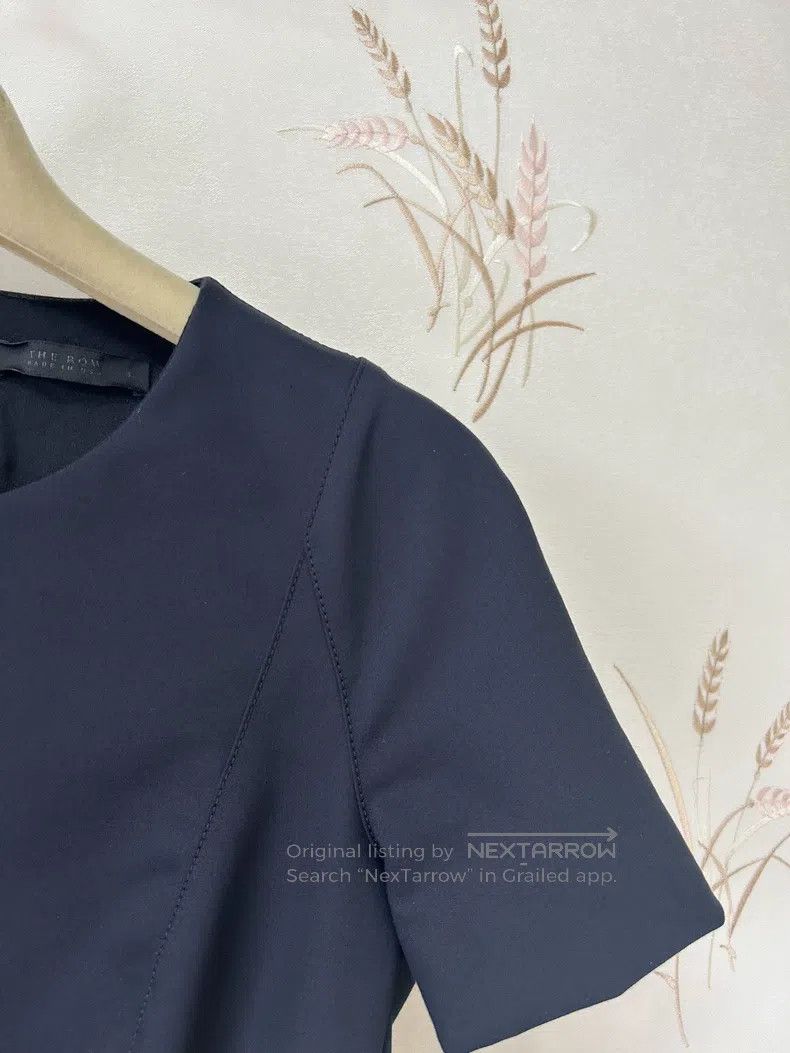 The Row The row Dark blue cotton dress Size S / US 4 / IT 40 - 5 Thumbnail