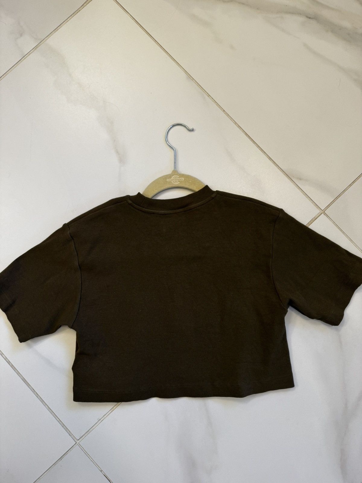 Off-White Off White Stamp Rib Crop Tee Size XXS / US 00 / IT 34 - 5 Thumbnail