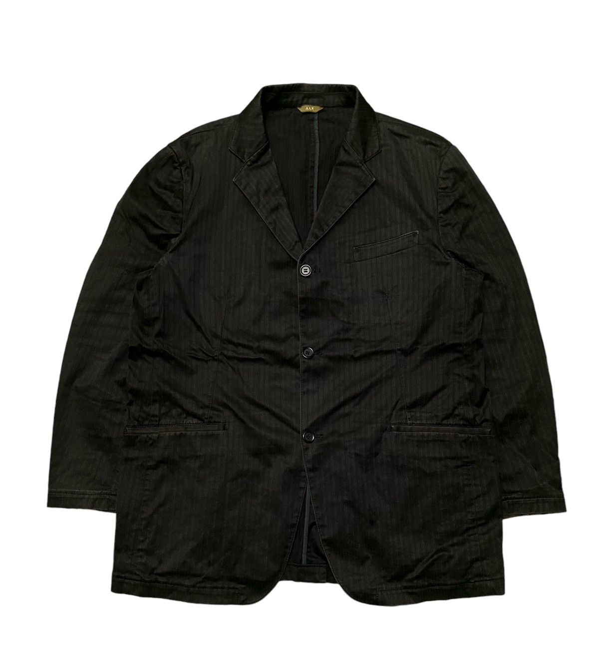 Yohji Yamamoto AAR Yohji Yamamoto striped coat Size US XL / EU 56 / 4 - 6 Thumbnail