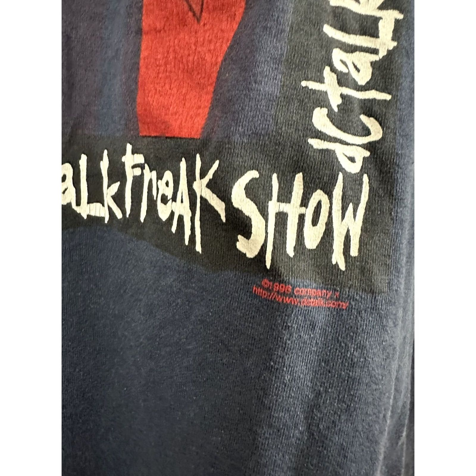 Fruit Of The Loom VTG Jesus Freak DC Talk 1996 Tour Concert Single Stitch T-Shirt XL Men Blue Band Rock Christian Rap Shirt Mens XL Size US XL / EU 56 / 4 - 4 Thumbnail