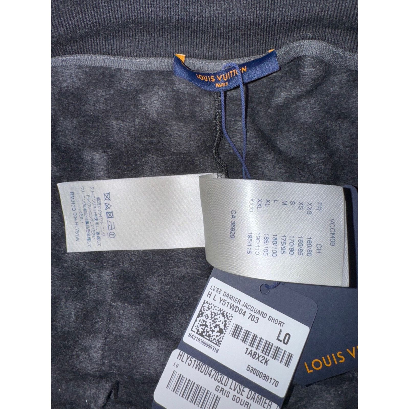 Louis Vuitton Louis Vuitton LVSE Damier Jacquard Gris Souri Grey Regular Size US 34 / EU 50 - 16 Thumbnail