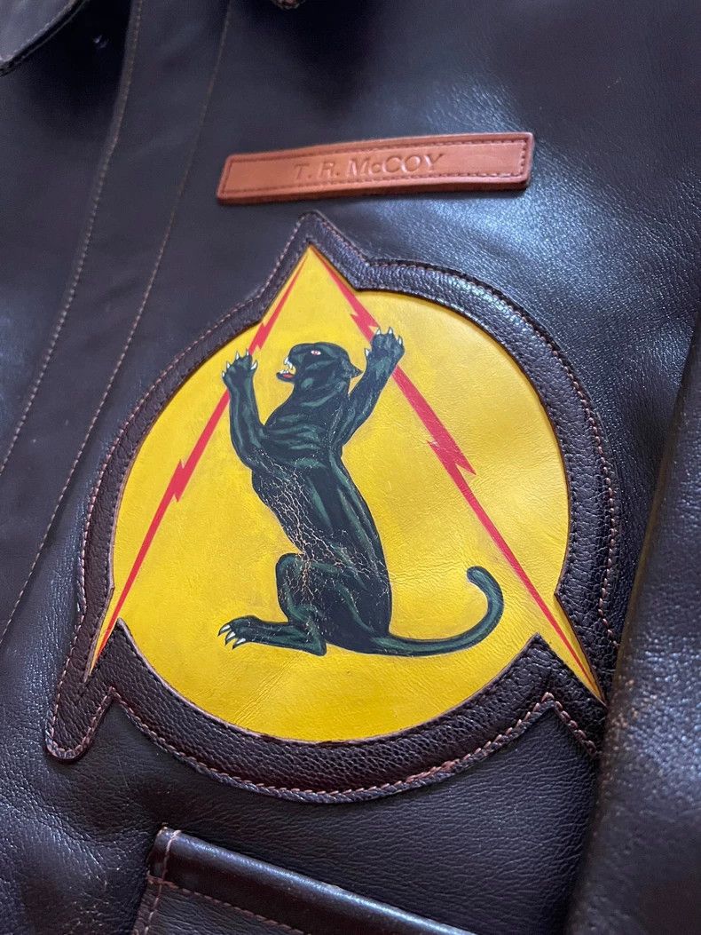 The Real McCoy's The Real McCoy Hand-Painted A2 Flight Jacket Size US M / EU 48-50 / 2 - 5 Thumbnail