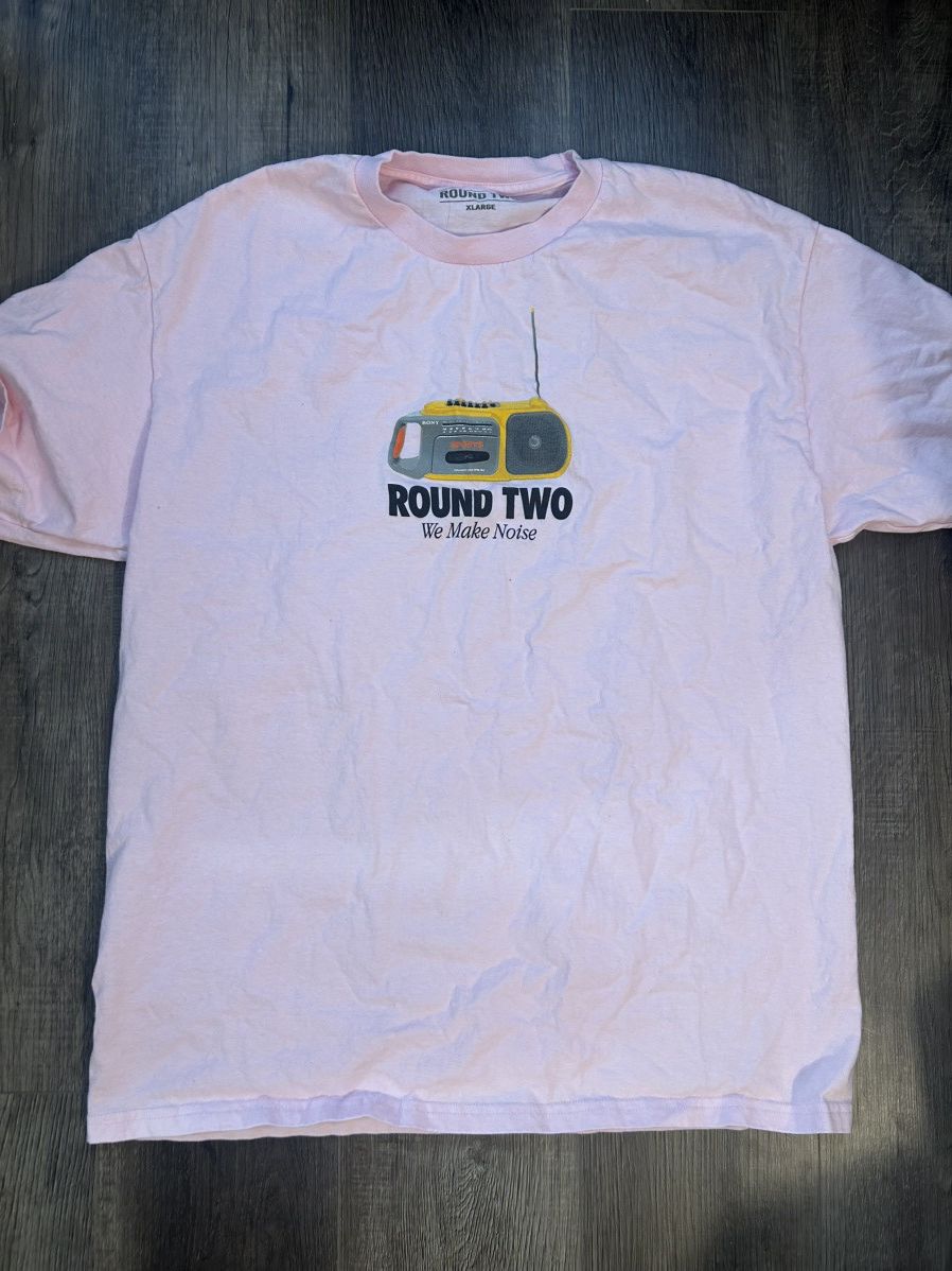 Round Two Round Two “We Make Noise” Pink Tee Size US XL / EU 56 / 4 - 1 Thumbnail