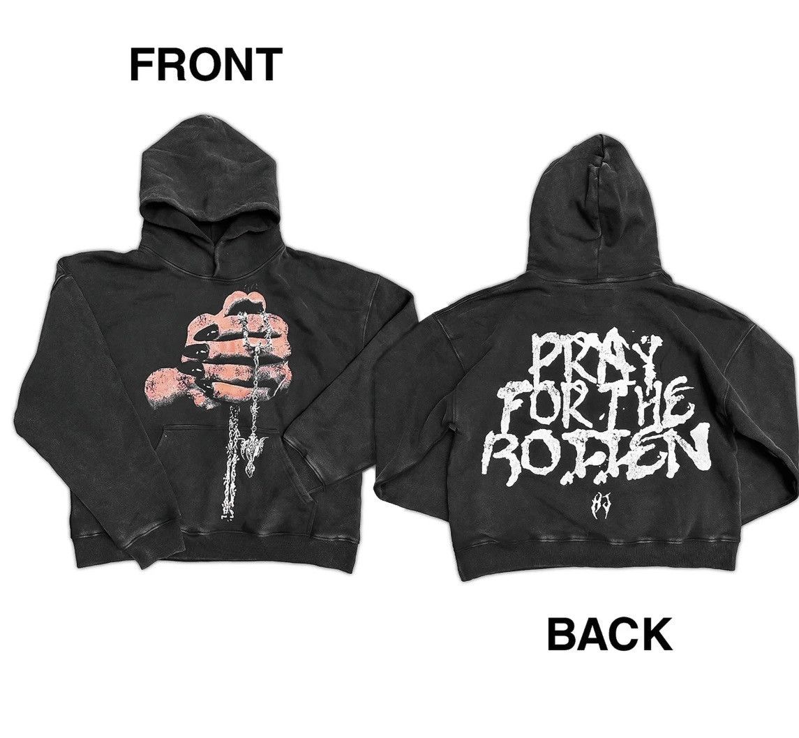 Other Hard Jewlery pray for the rotten hoodie Size US XL / EU 56 / 4 - 3 Thumbnail