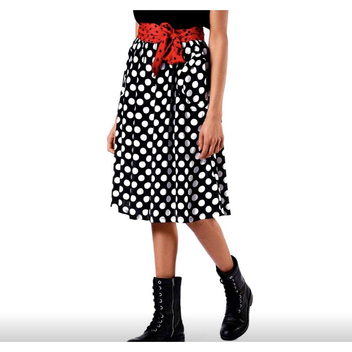 Diesel Diesel Women's 0-MARCIL Skirt Hearts & Polka Dots Print Pock Size 25" / US 0 / IT 36 - 6 Thumbnail