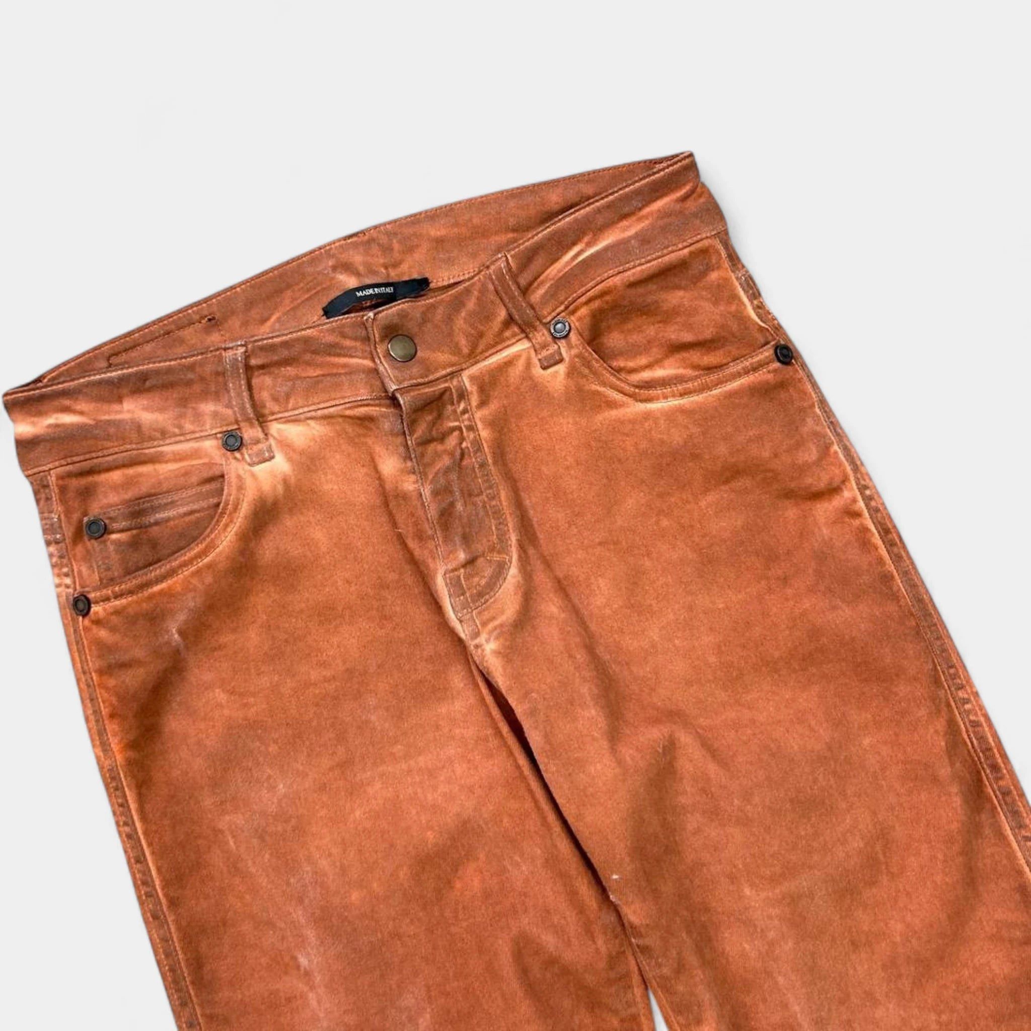plein sud Plein Sud Terracota Denim Skinny Pants Size 28" / US 6 / IT 42 - 2 Thumbnail