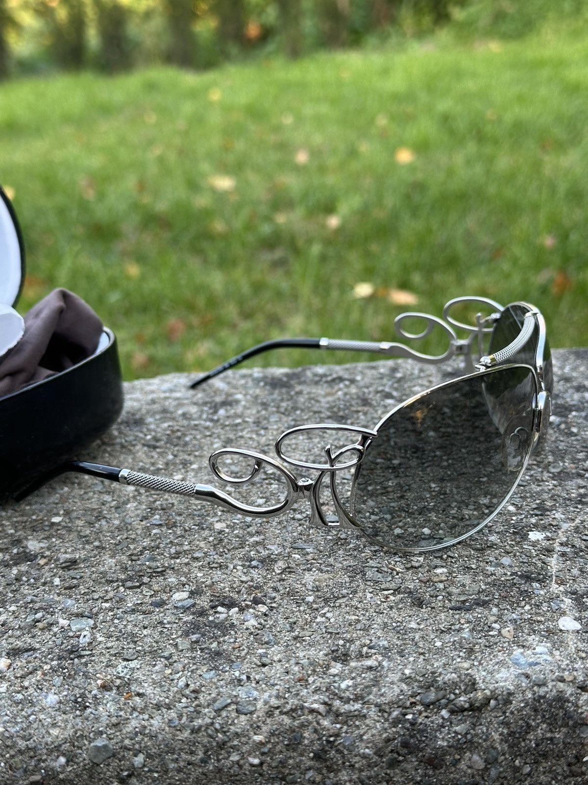 Roberto Cavalli Roberto Cavalli Sunglasses Carnela 300S E98 Silver Size ONE SIZE - 3 Thumbnail