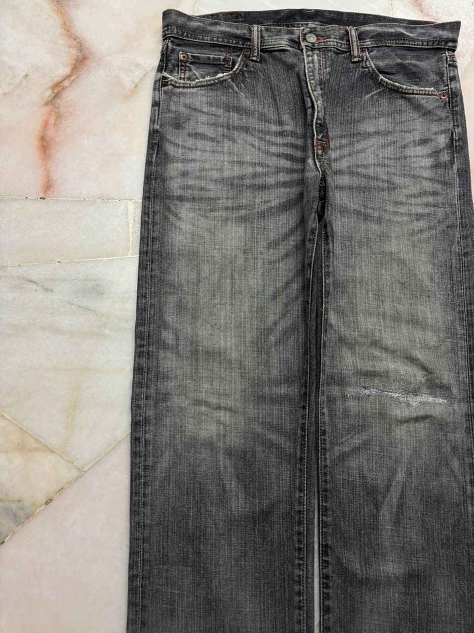 Tornado Mart 💥Insane💥90s Gl Heart Honey Comb Distressed Repaired Insane Size US 33 - 4 Thumbnail