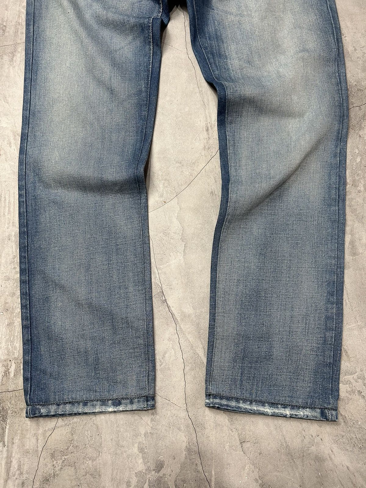 Diesel × Diesel Black Gold × Japanese Brand Vintage Diesel Industry Faded Denim Jeans Pants rare Size US 34 / EU 50 - 4 Thumbnail