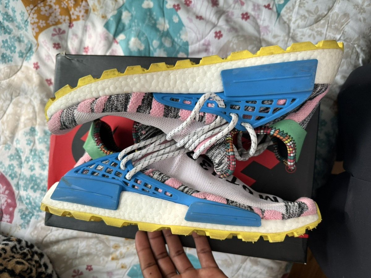 Adidas human races size 10.5 Size US 10.5 / EU 43-44 - 2 Thumbnail