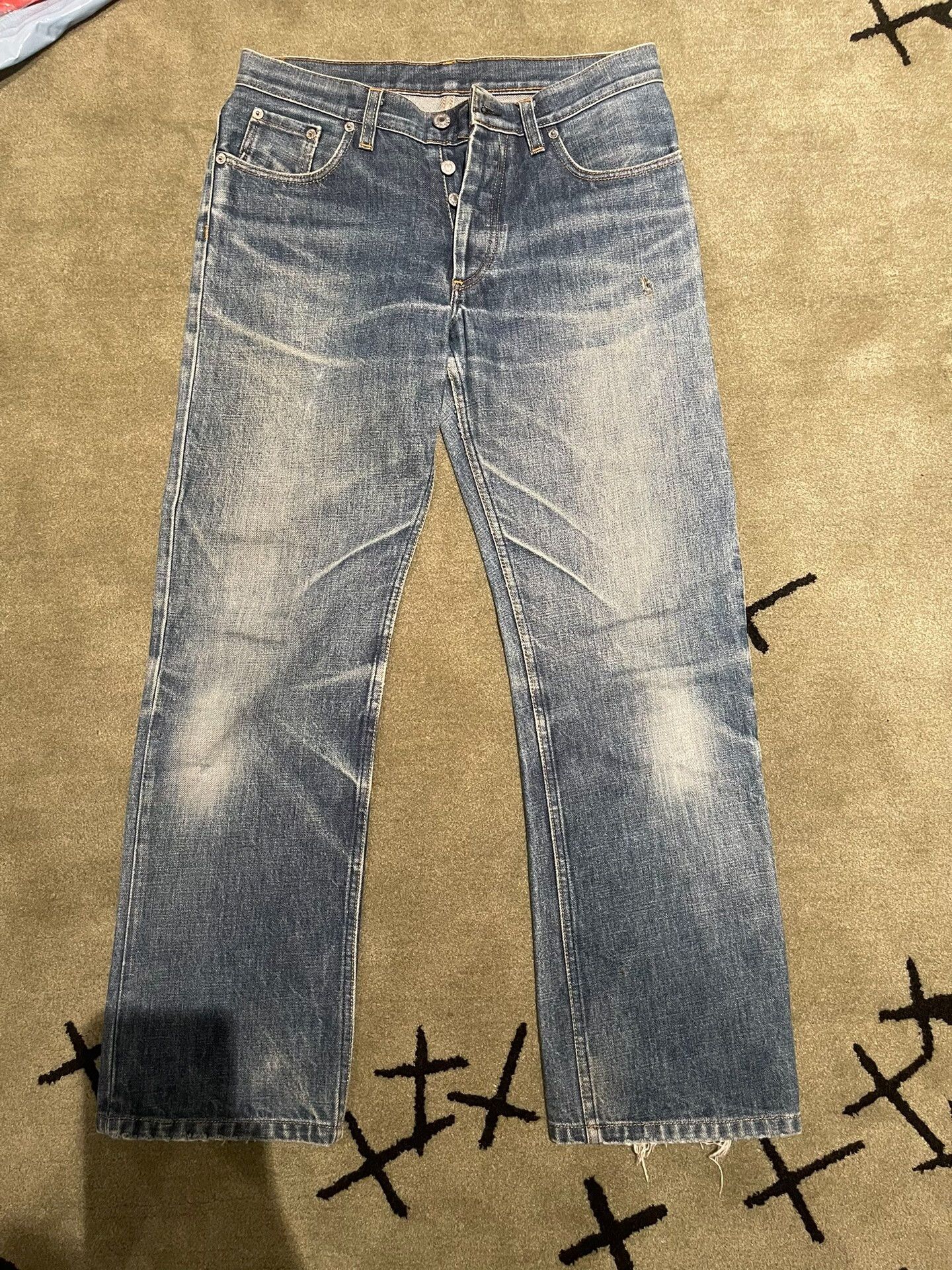 Helmut Lang Helmut Lang Distressed Denim Jeans Size 29 Size US 29 - 1 Thumbnail