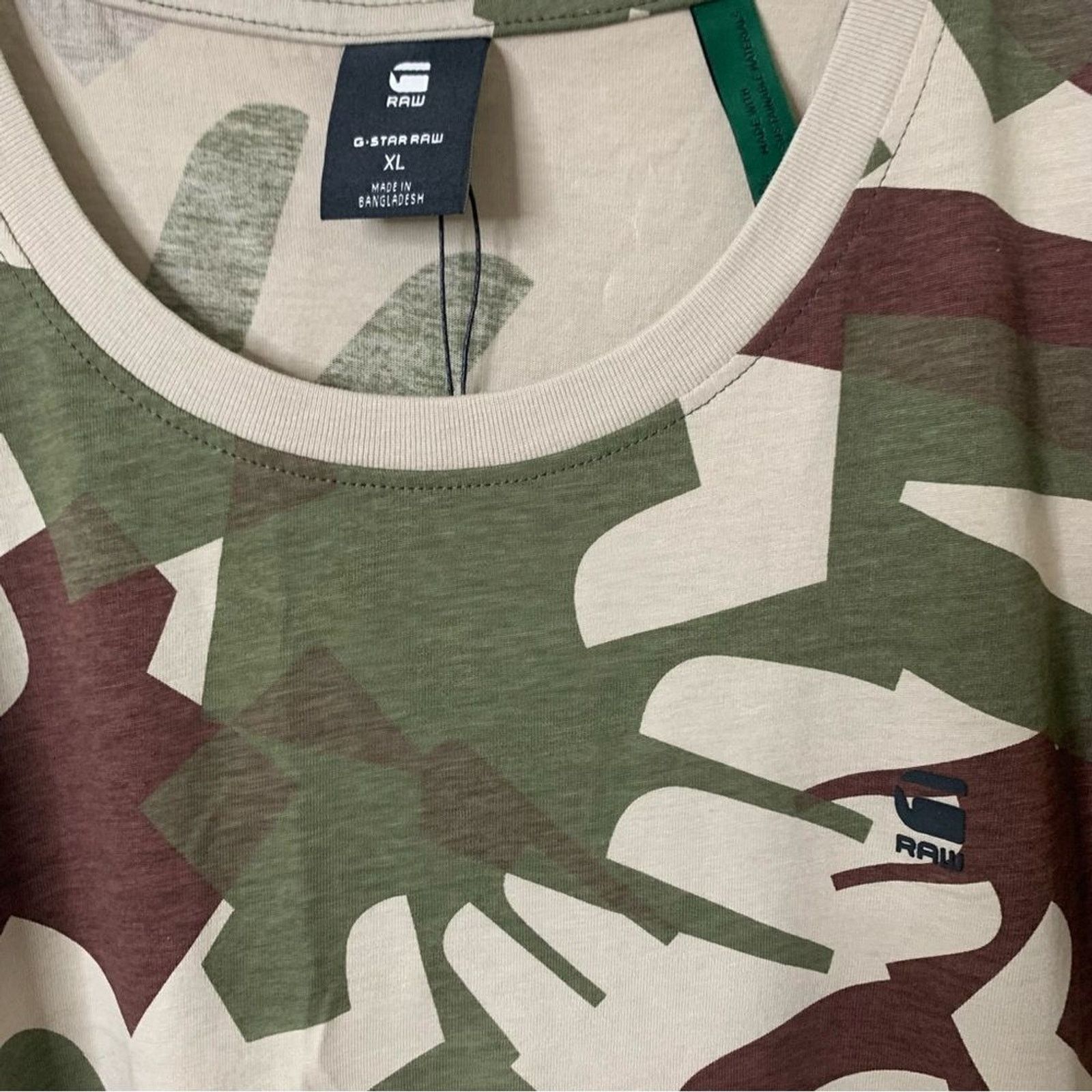 G-Star G-Star Raw Camouflage T-Shirt Men’s Logo Short Sleeve XL Size US XL / EU 56 / 4 - 4 Thumbnail