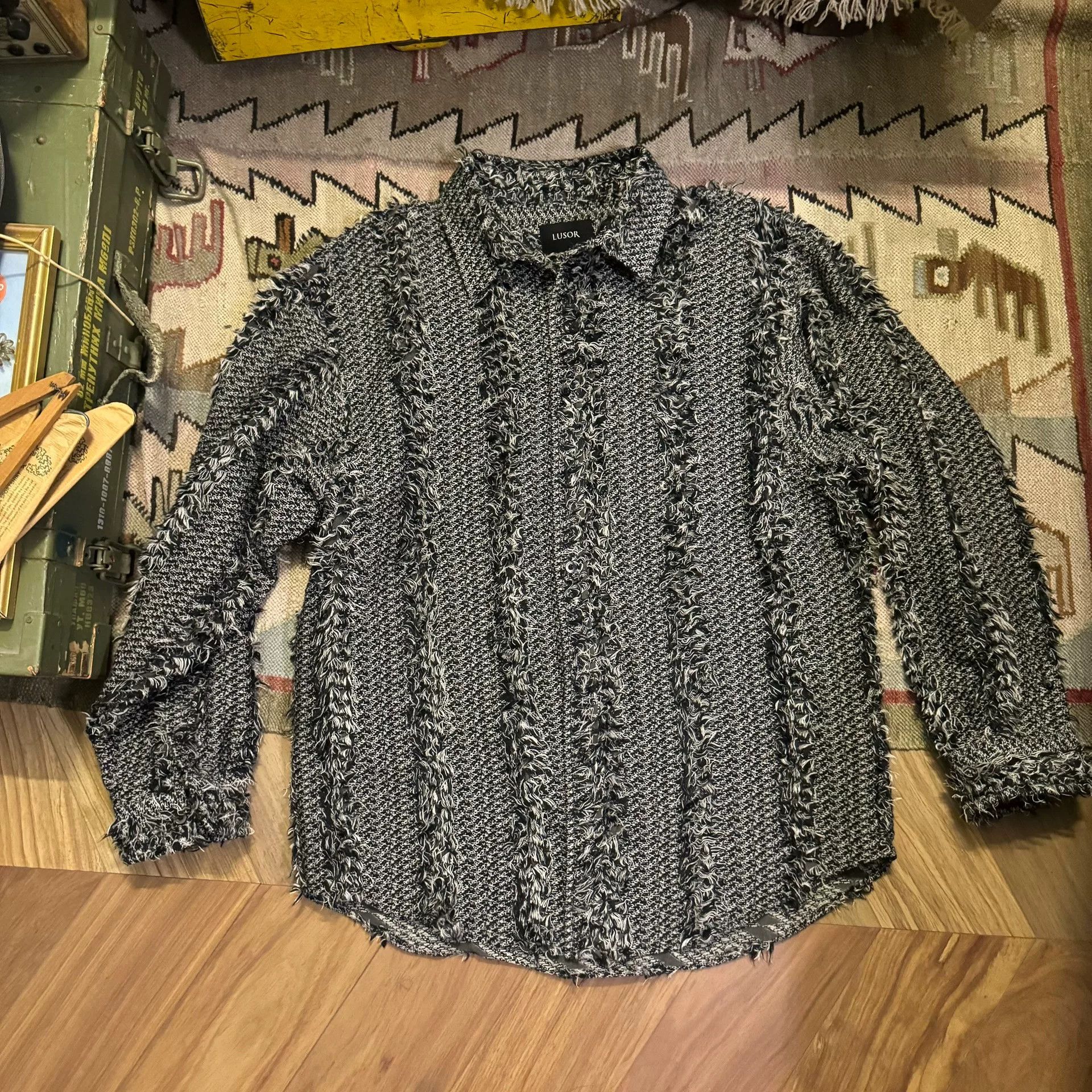 Vintage Lusor Shirt Jacket Coat Size US M / EU 48-50 / 2 - 1 Thumbnail