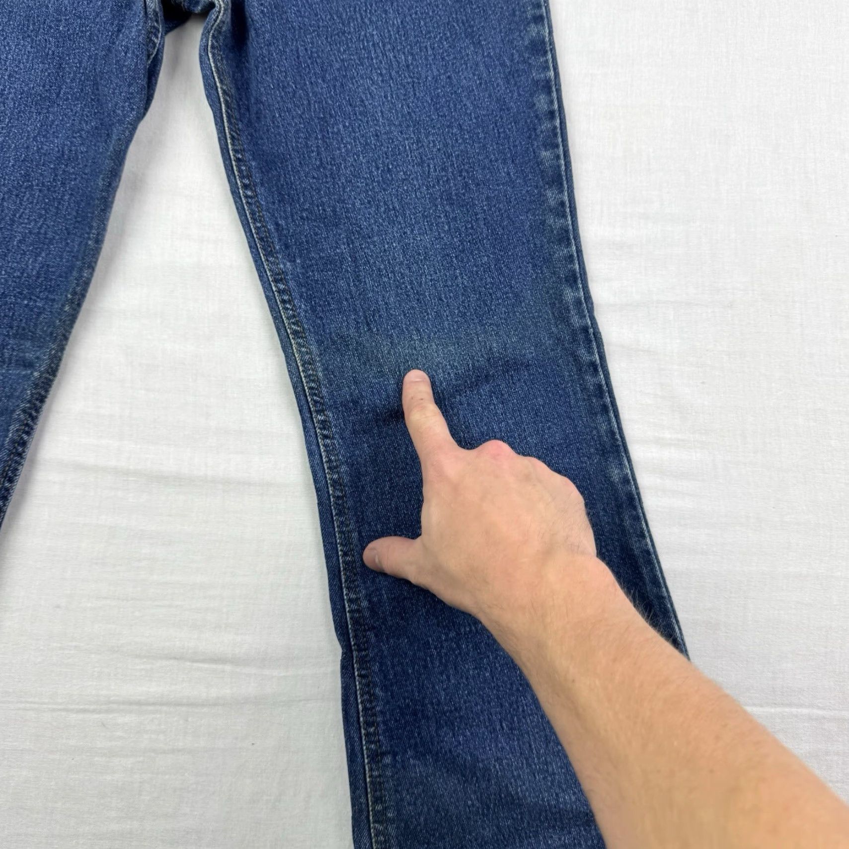 Vintage VINTAGE Mudd Womens Jeans Bootcut Flare 5 Blue Hipster 90s Y2K Embroidered Pants Size 27" / US 4 / IT 40 - 5 Thumbnail