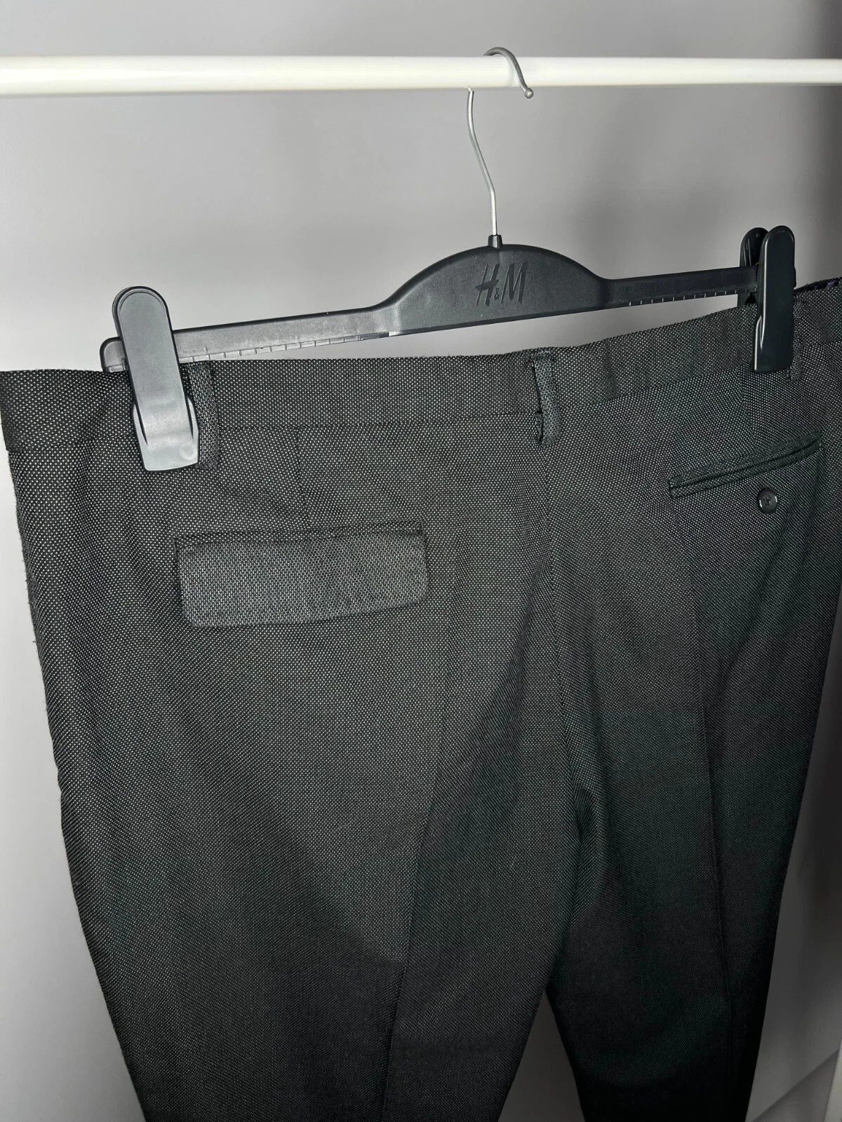 Ted Baker Ted Baker London Black Men's Flat Front Dress Pants Chino Size US 38 / EU 54 - 8 Thumbnail