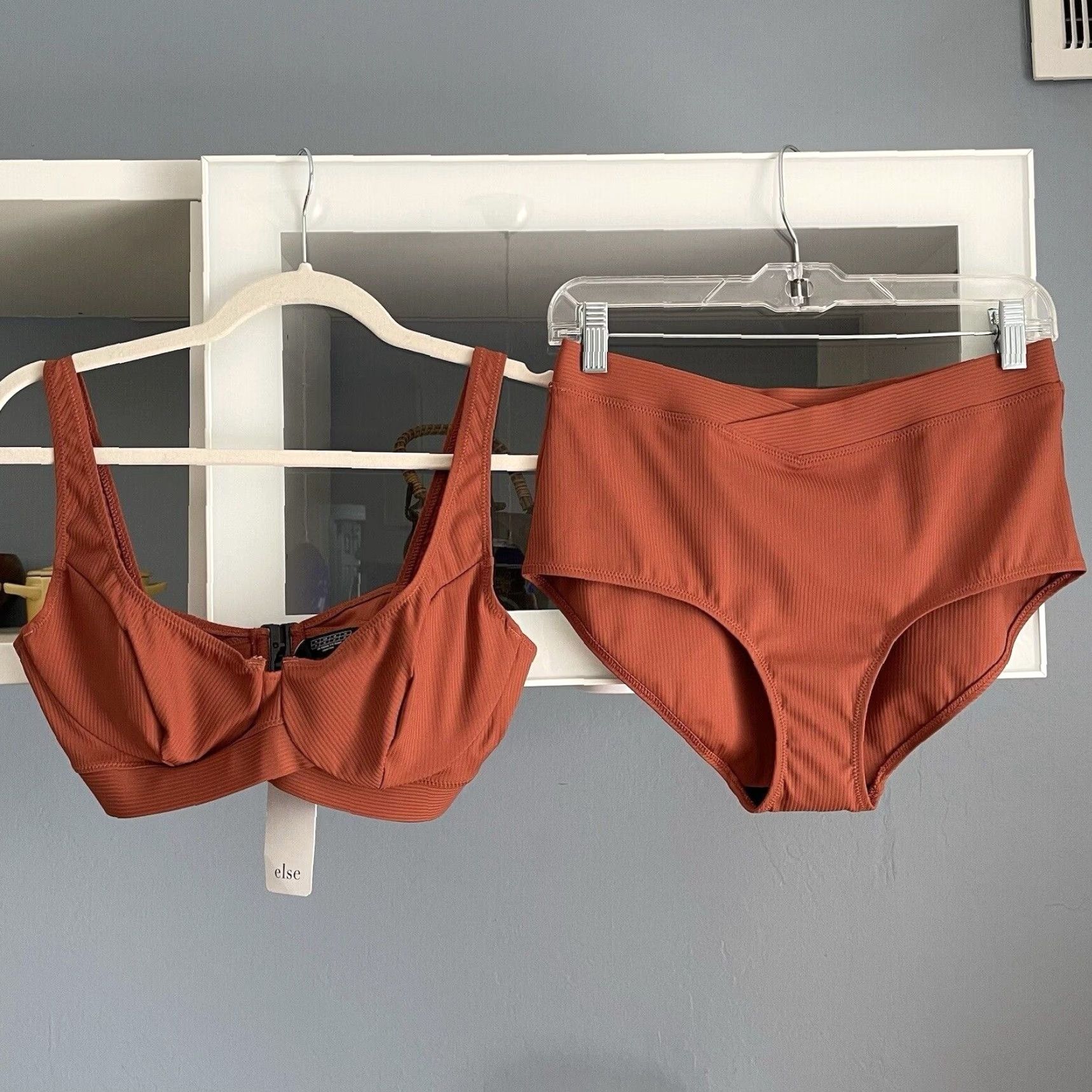 Vintage Else Ziggy Bikini Set Underwire Longline Top & High Waist Bottom Sun Kissed 8/10 Size M / US 6-8 / IT 42-44 - 2 Thumbnail