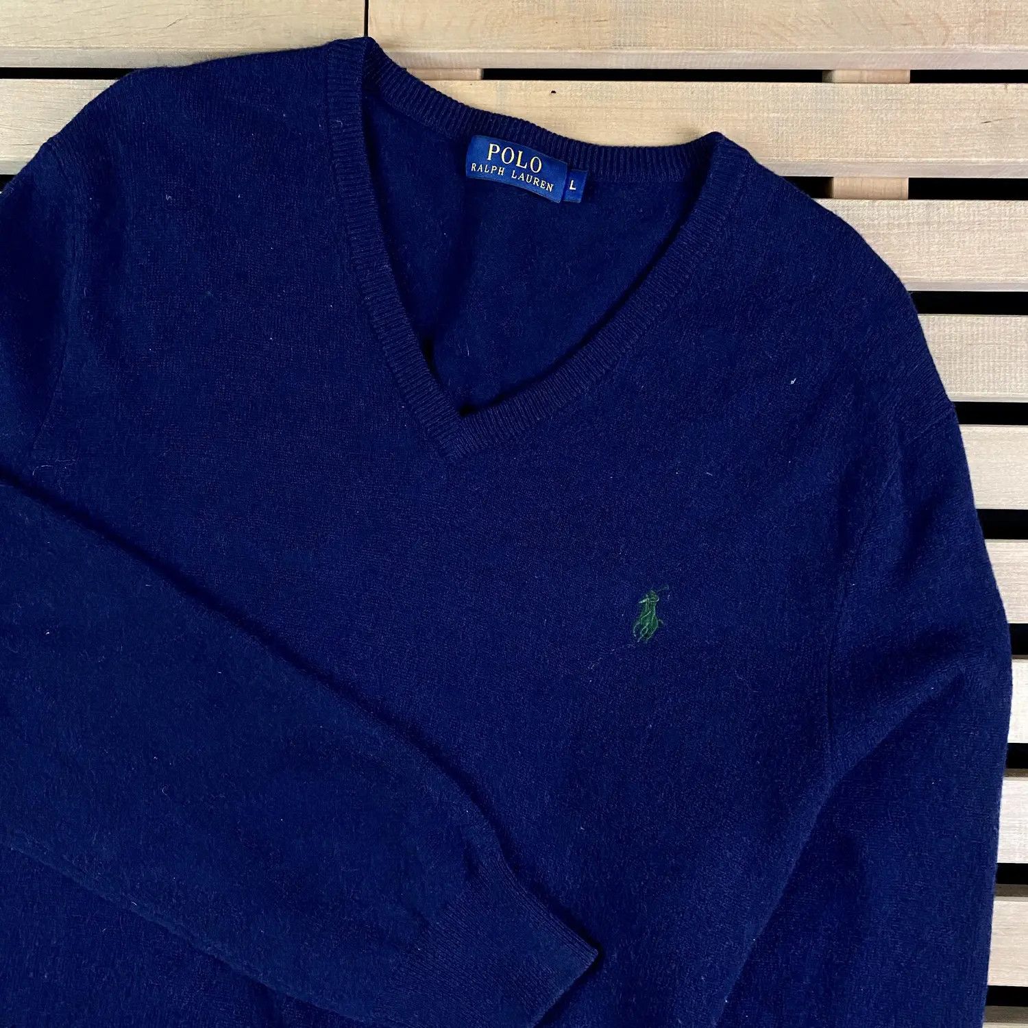 Polo Ralph Lauren × Ralph Lauren Mens Sweater V-Neck Polo Ralph Lauren Size L Size US L / EU 52-54 / 3 - 2 Thumbnail