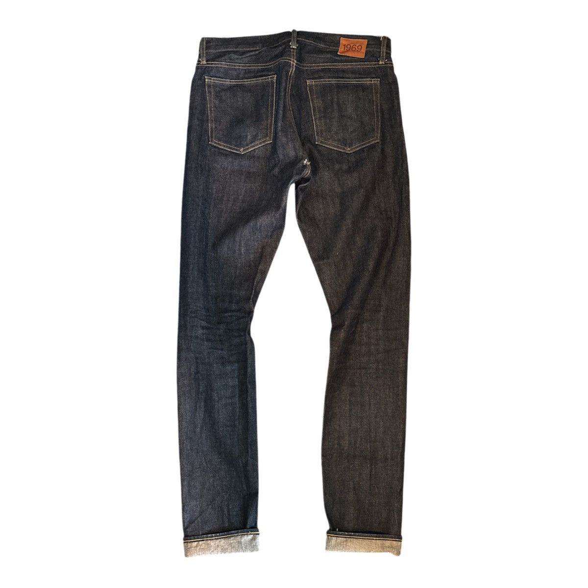 Gap Raw Japanese selvedge denim Gap 1969 Jeans Straight Size US 32 / EU 48 - 2 Thumbnail