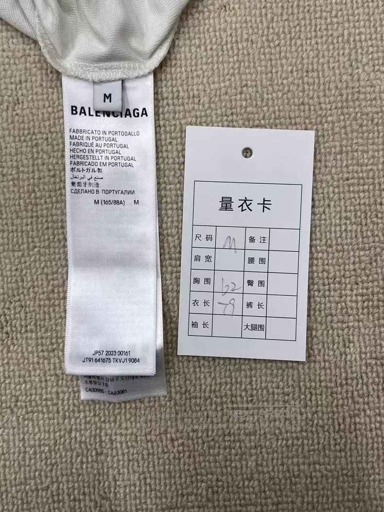 Balenciaga Balenciaga Solid color letter embroidery casual round neck Size M / US 6-8 / IT 42-44 - 4 Thumbnail