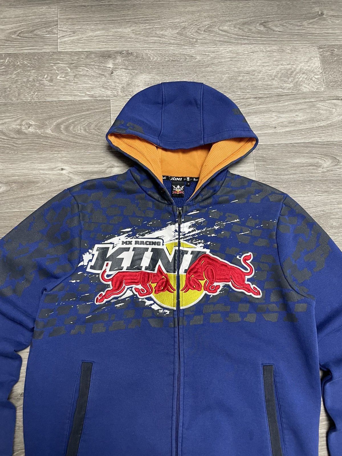 Red Bull Vintage Red Bull Kini Big Embroidered Logo Racing Zip Hoodie Size US S / EU 44-46 / 1 - 2 Thumbnail