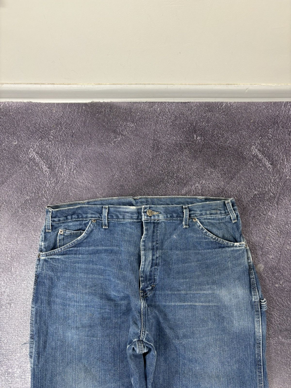 Dickies Vintage Dickies American Denim USA Blue Hype Baggy Jeans Size US 38 / EU 54 - 13 Thumbnail
