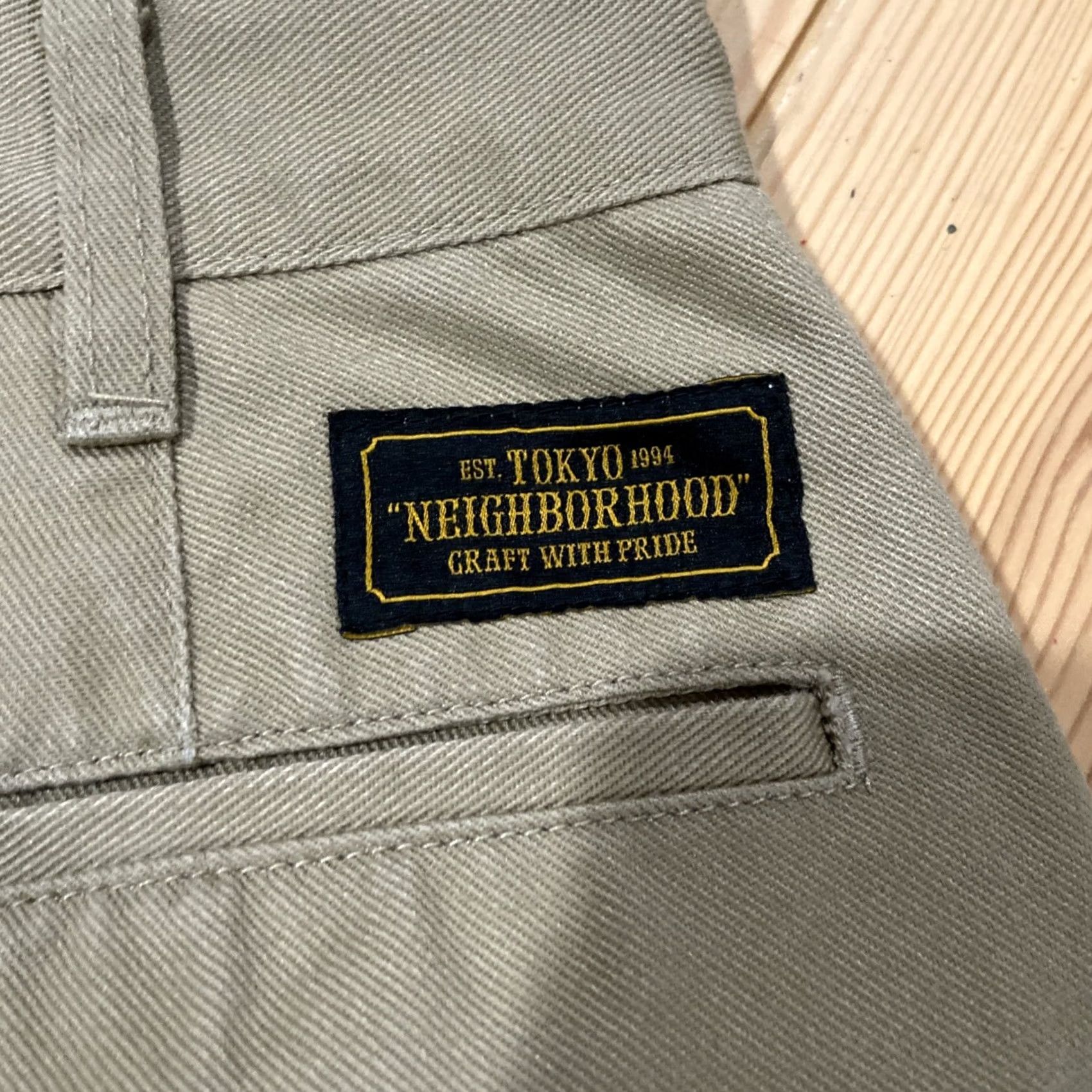Neighborhood NEIGHBORHOOD 19SS WP. SLIM EC-PT Work Pants Bottoms Long Cotton Used 32x28, Men, Pants, Blue, 32 in Waist, Slim, Regular, Japan, Casual, Vintage: No Size US 31 - 7 Thumbnail
