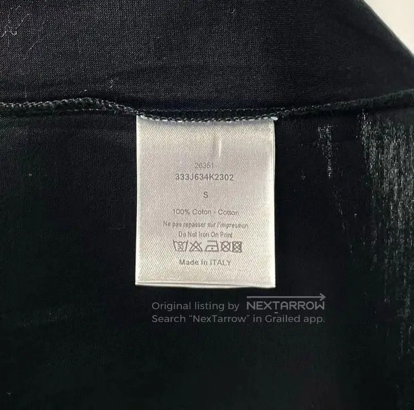 Other Dior Black Cotton Long Sleeve T-Shirt . Size US S / EU 44-46 / 1 - 5 Thumbnail