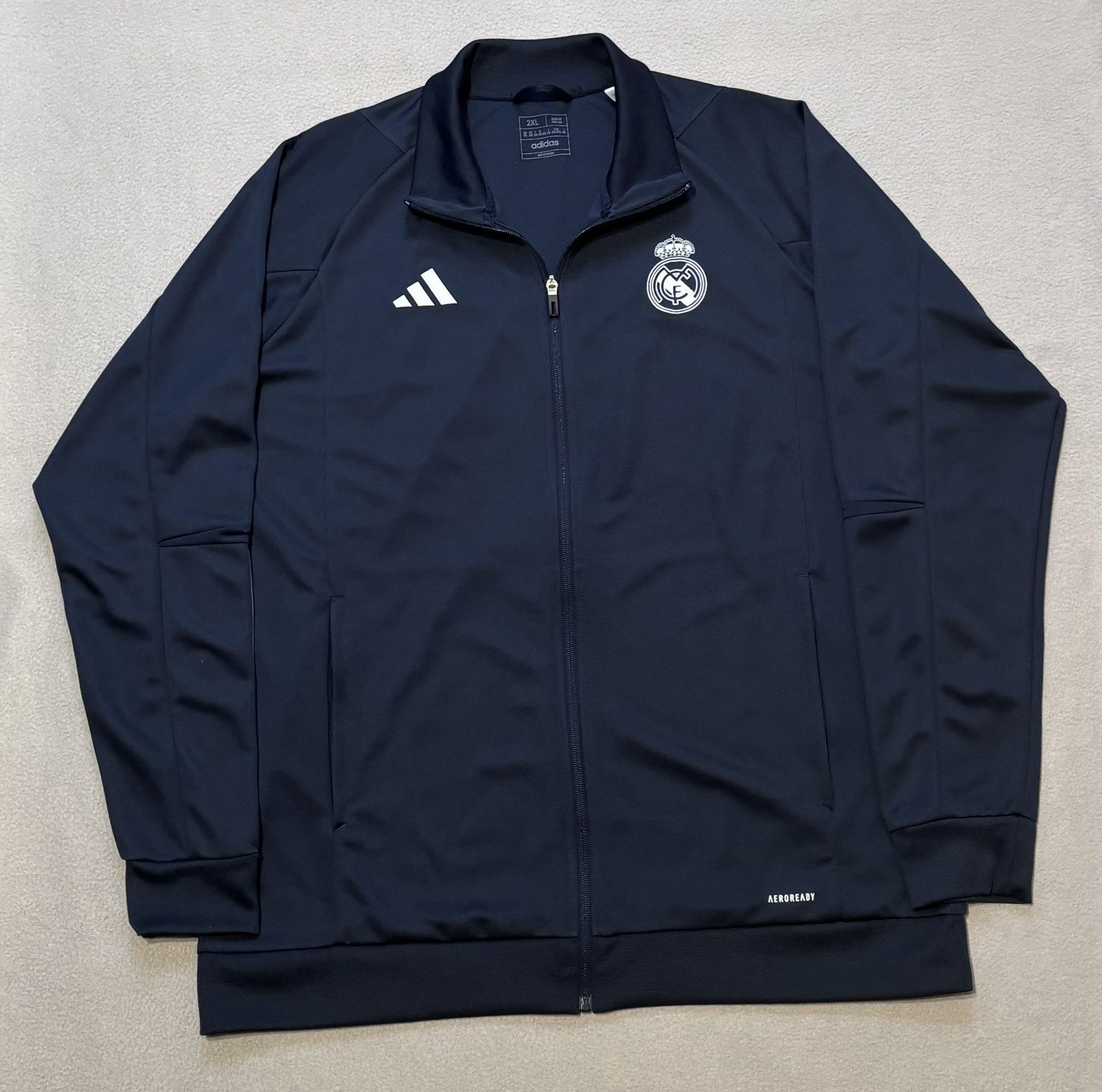 Adidas Real Madrid 2023/2024 Adidas Football Sweatshirt size 2XL Size US XXL / EU 58 / 5 - 5 Thumbnail