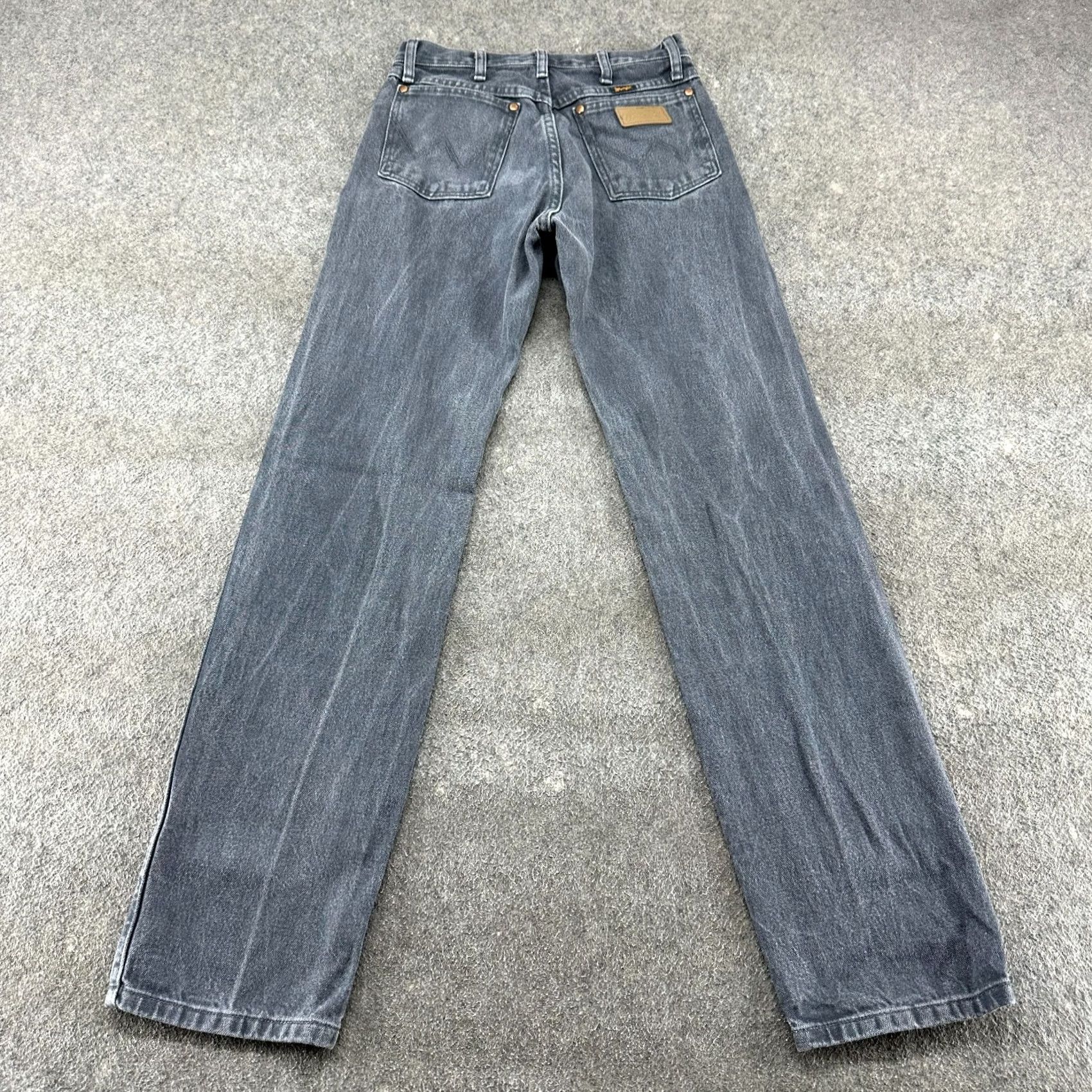 Wrangler VINTAGE Wrangler Jeans Mens 28x34 Grey Cowboy Cut Regular Fit Light Wash Denim 13MWZ 90s Cowboy Mens Jeans Regular Blue Cotton 5-Pocket Size US 28 / EU 44 - 5 Thumbnail