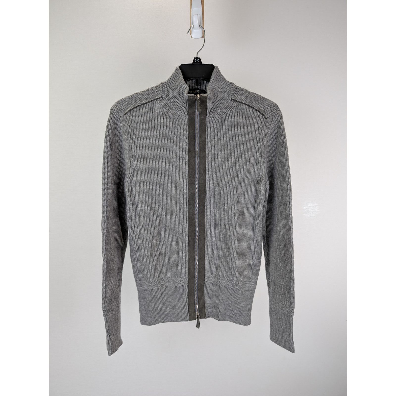 Tom Ford o1rshd1 CC20 Zipper Sweatshirt in Grey Size US M / EU 48-50 / 2 - 9 Thumbnail
