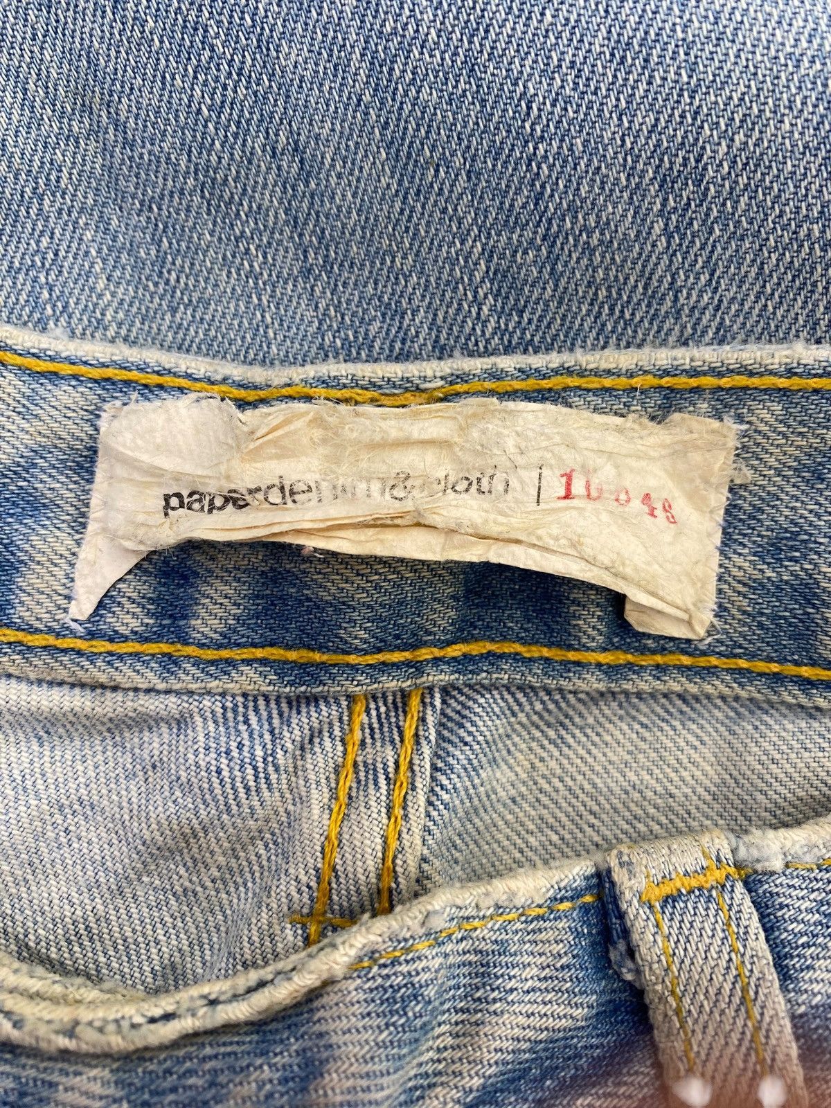 Paper Denim & Cloth Paperdenim & Cloth Faded Wash Ripped Style Flare Jeans Size US 27 - 10 Thumbnail