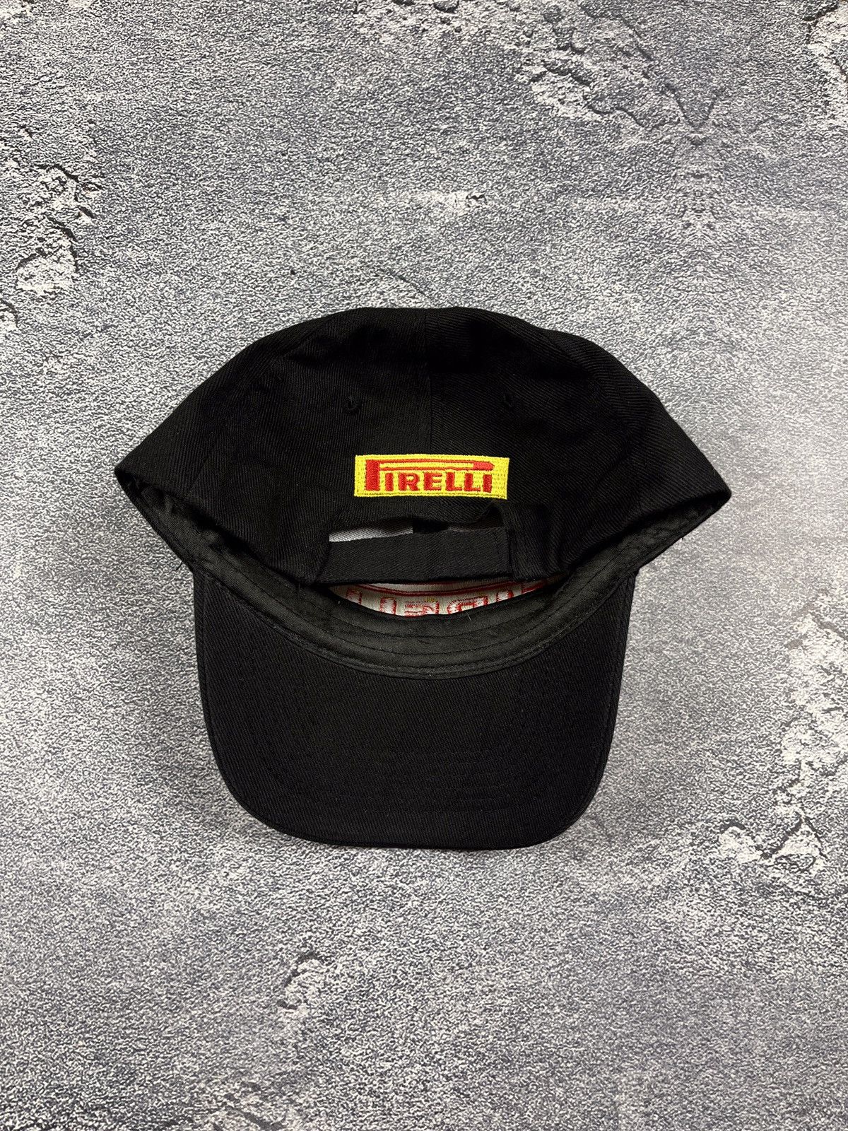Pirelli × Vintage Vintage Pirelli Tires Racing Black Official Cap Size ONE SIZE - 3 Thumbnail