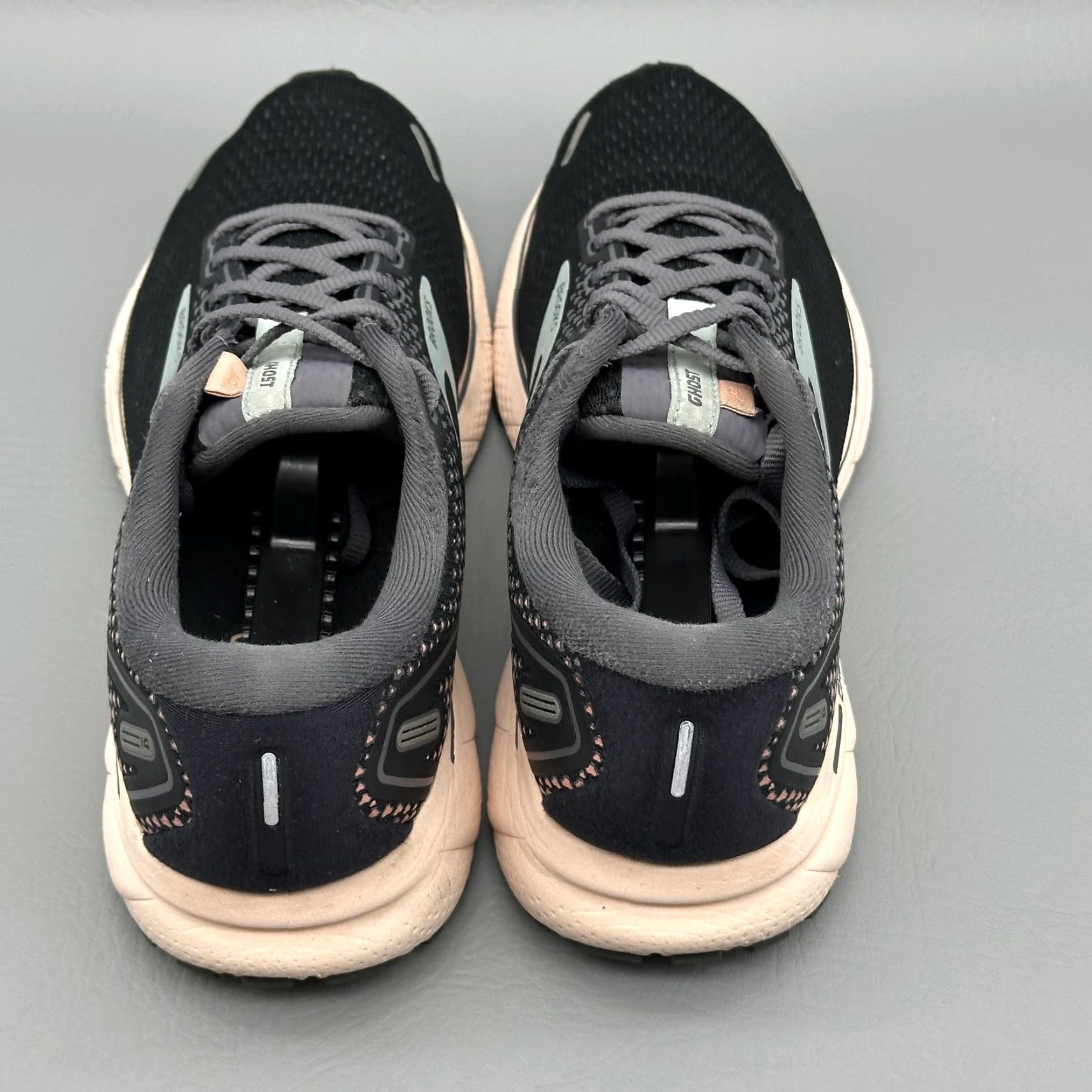 Brooks Brooks Ghost 14 Black Peach Women's Running Athletic 9 B Shoe Sneaker Adult Women 1203561B026 Size US 9 / IT 39 - 3 Thumbnail