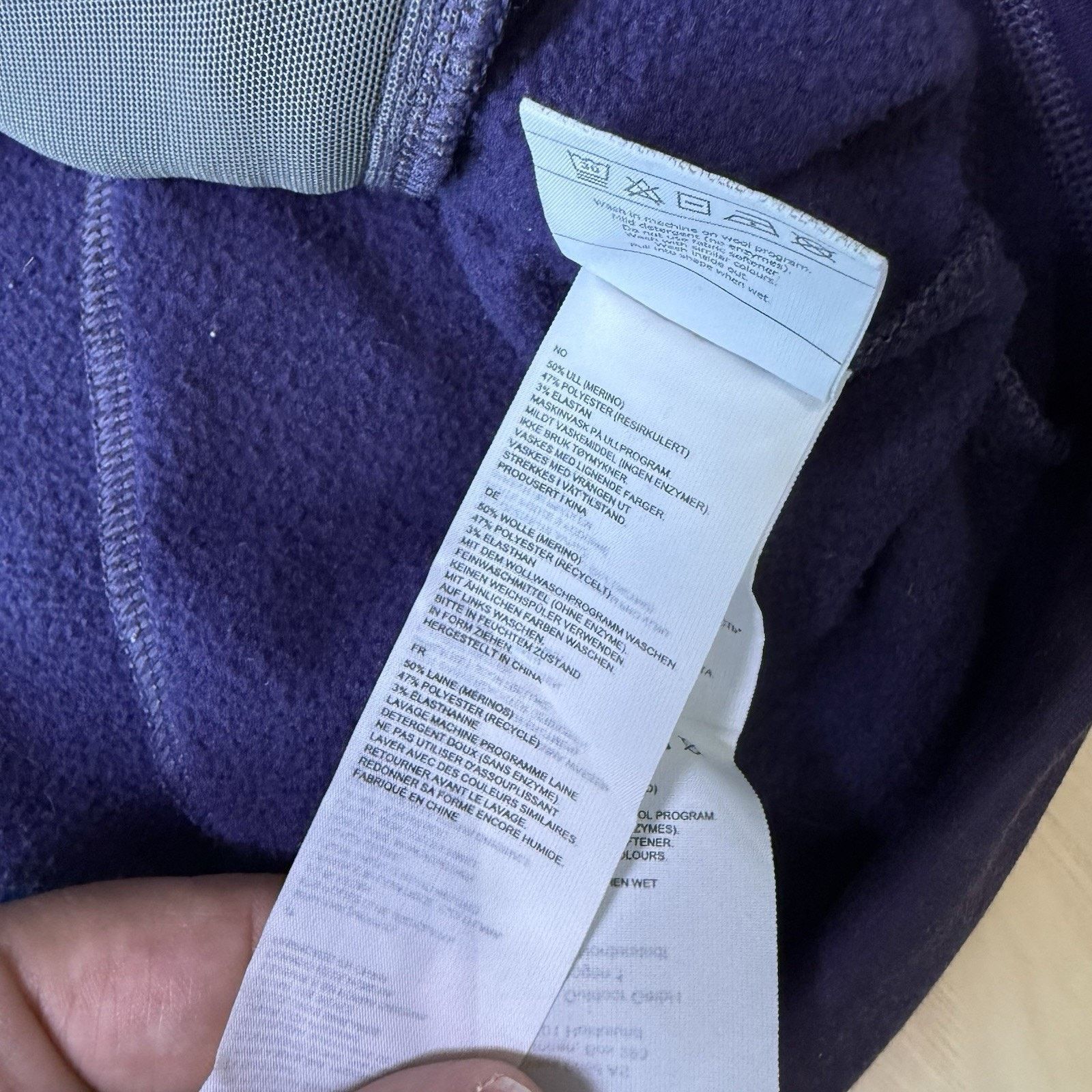 Bergans Bergans Norway Wool Jacket Women's Medium Purple Full Zip Size M / US 6-8 / IT 42-44 - 7 Thumbnail
