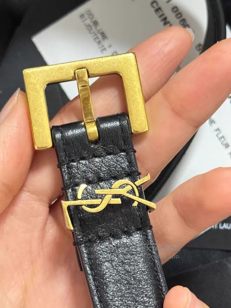 Saint Laurent Paris Saint Laurent Paris Belt i Size ONE SIZE - 3 Thumbnail