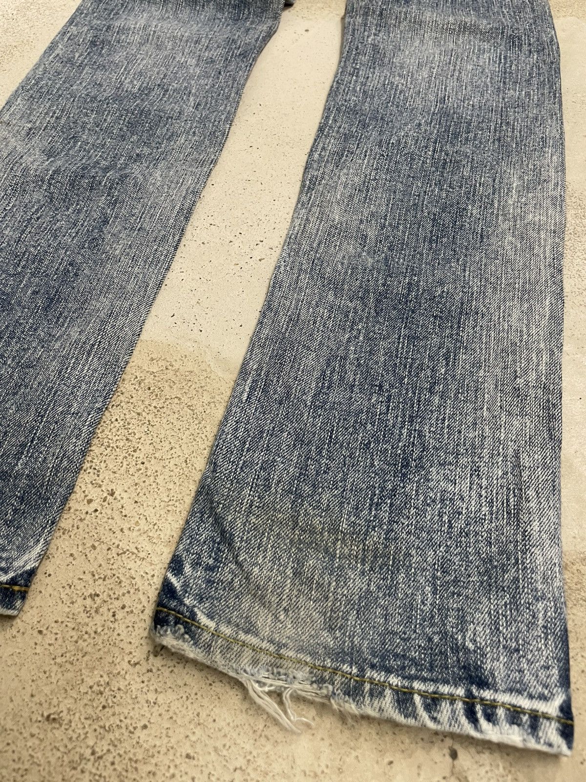Acid Wash Rusty Skinny Japan Denim