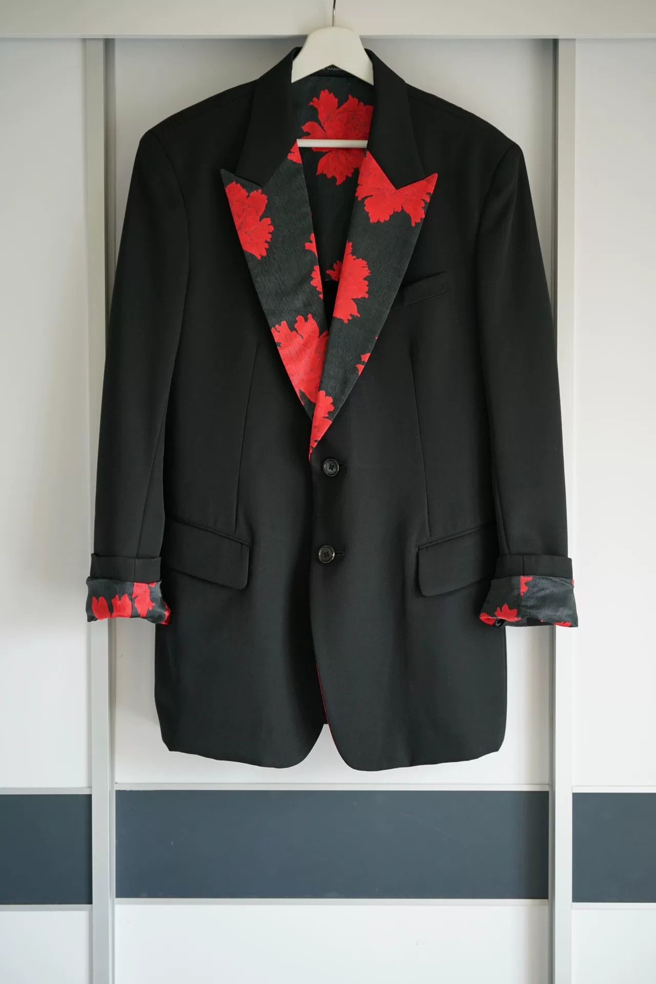 Yohji Yamamoto yohji yamamoto floral silk collar blazer Size US L / EU 52-54 / 3 - 1 Thumbnail