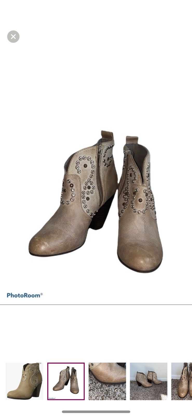 Steve Madden Steve Madden women’s awsum western heel booties size 5 1/2 Size US 5.5 / IT 35.5 - 1 Thumbnail