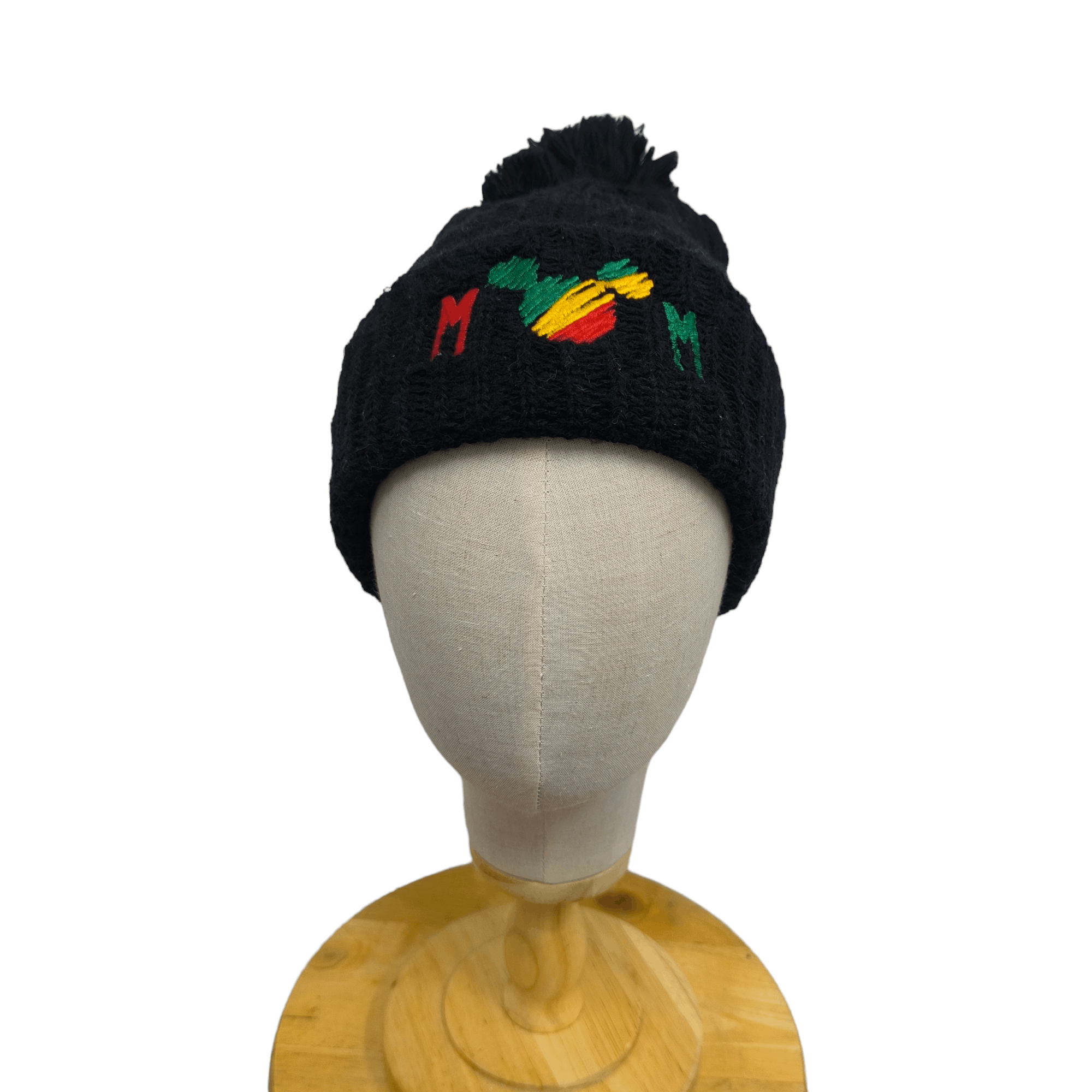 Mickey Mouse ✨Vintage disney mickey mouse rasta made in usa beanie hat Size ONE SIZE - 1 Thumbnail