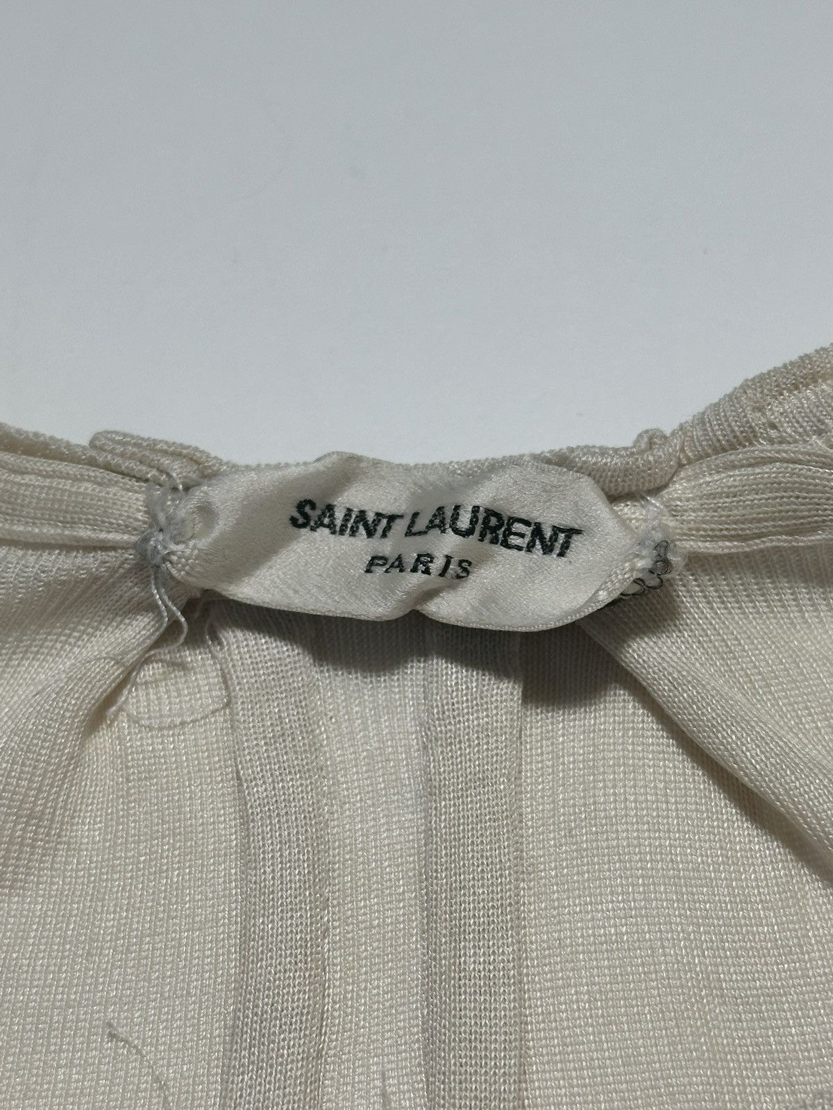 Hedi Slimane × Saint Laurent Paris Saint Laurent Paris SS16 Star Embroidered Shirt Size US XS / EU 42 / 0 - 5 Thumbnail