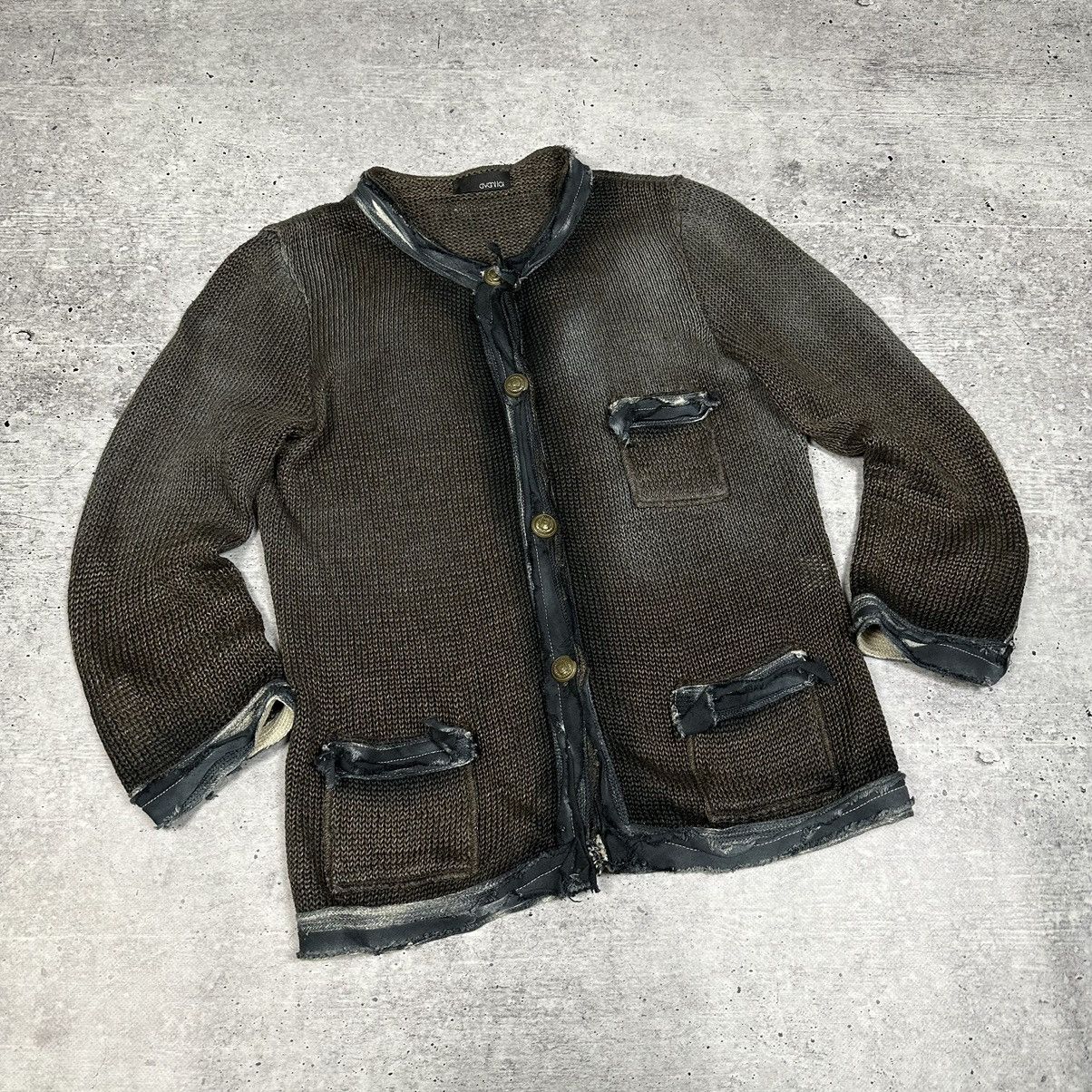 Avant Toi Avant toi Sweater Jacket Button Avat Garde Style Linen Sz 42 Size M / US 6-8 / IT 42-44 - 1 Thumbnail