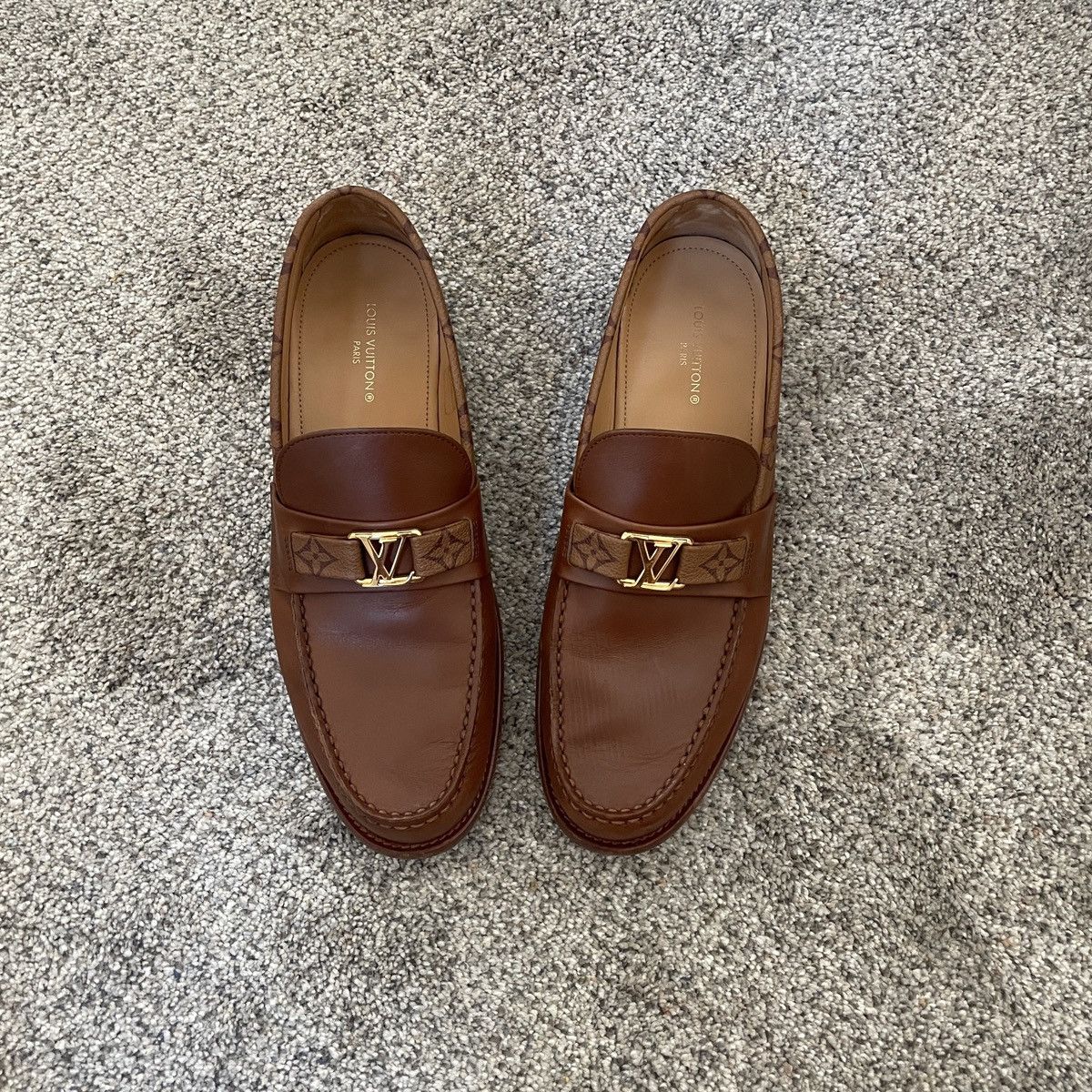 Louis Vuitton LOUIS VUITTON MAJOR LOAFER COGNAC Size US 9.5 / EU 42-43 - 1 Thumbnail