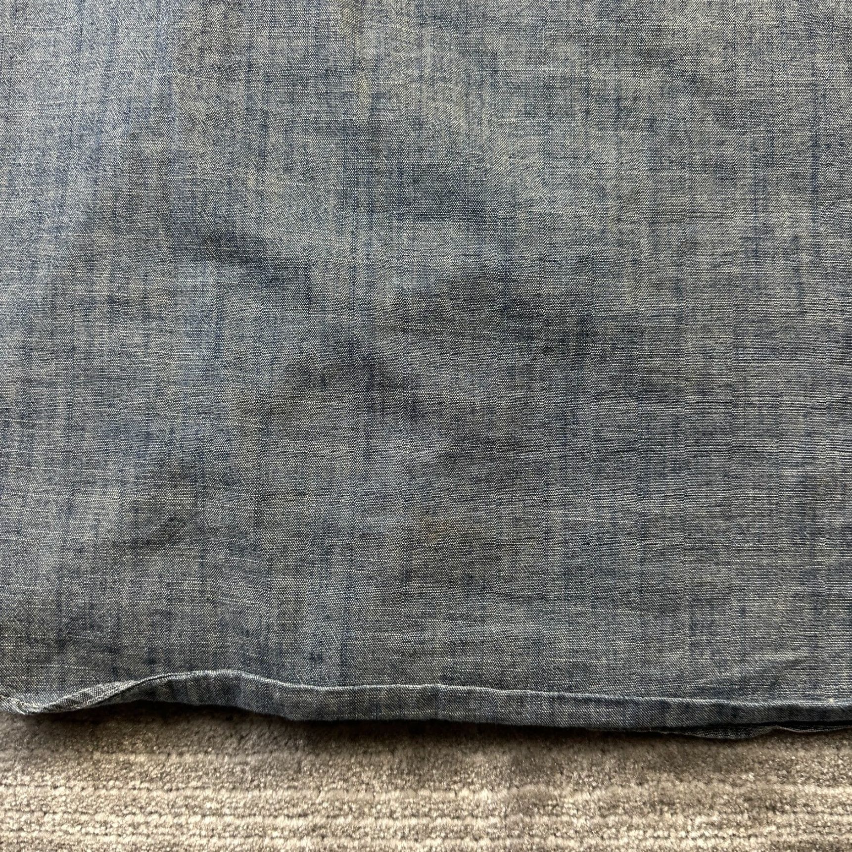 J.Crew J Crew Shirt Mens Extra Large Blue Chambray Button Up Size US XL / EU 56 / 4 - 5 Thumbnail