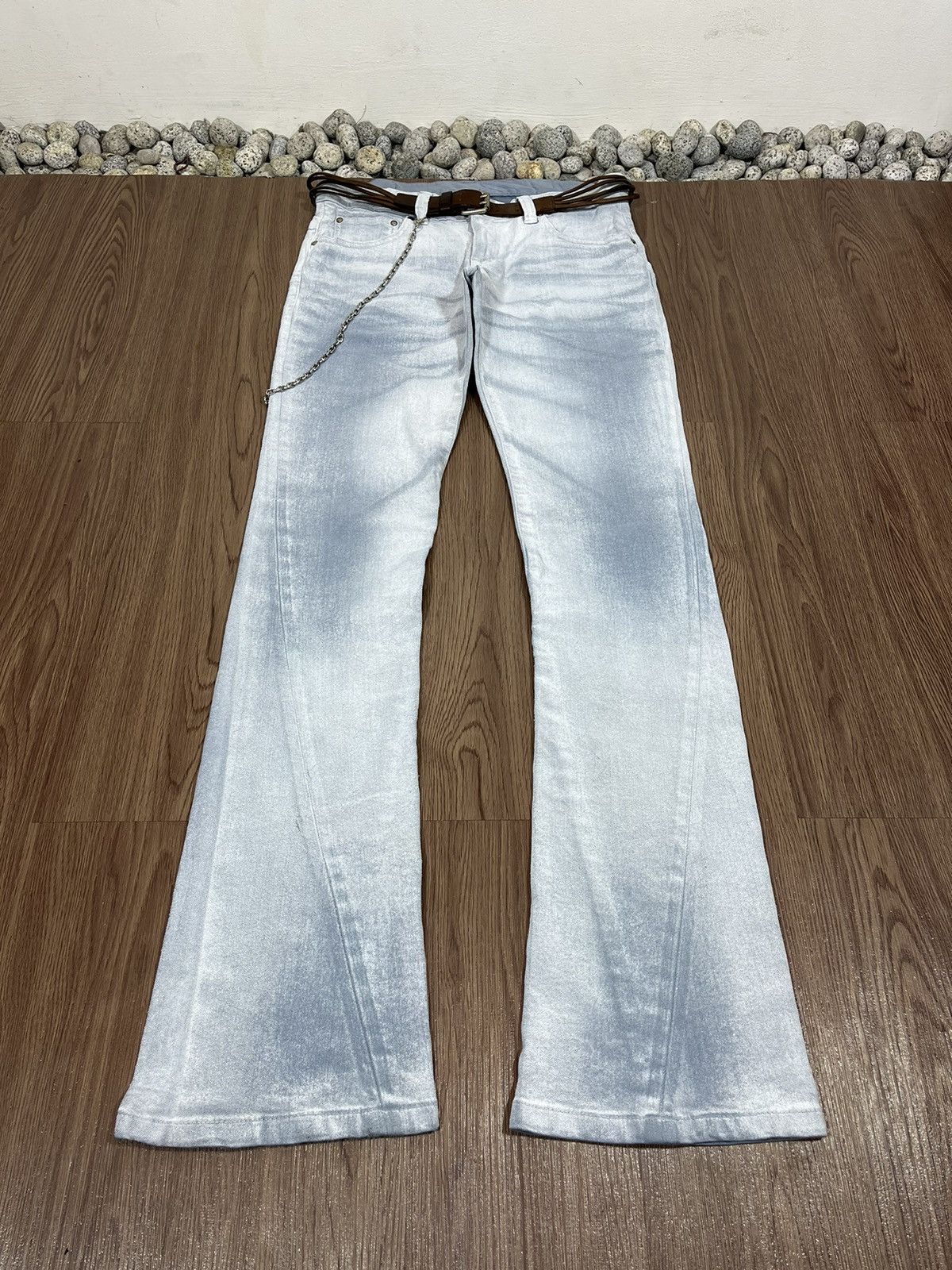 Tornado Mart Zero by Tornado Mart Snowflake Waxed Pants Size US 32 / EU 48 - 3 Thumbnail