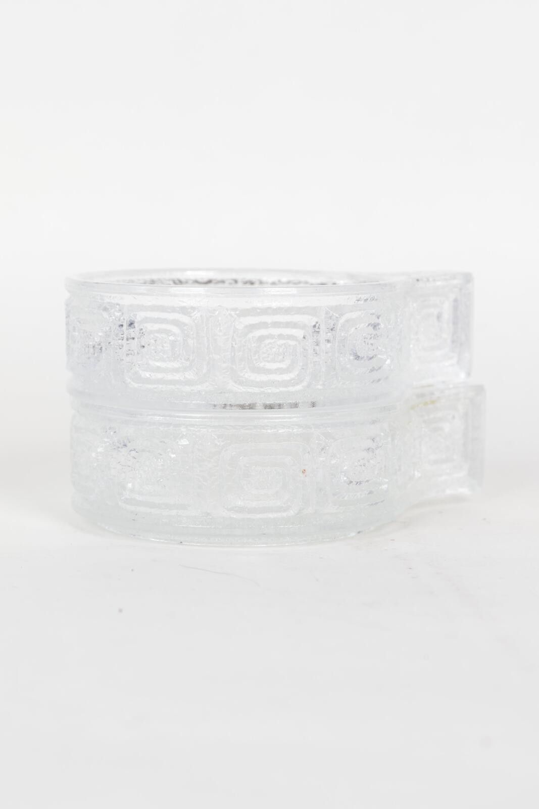 Other 70's Oberglas Austrian Mid Century Modern Crystal Trey Size ONE SIZE - 4 Thumbnail