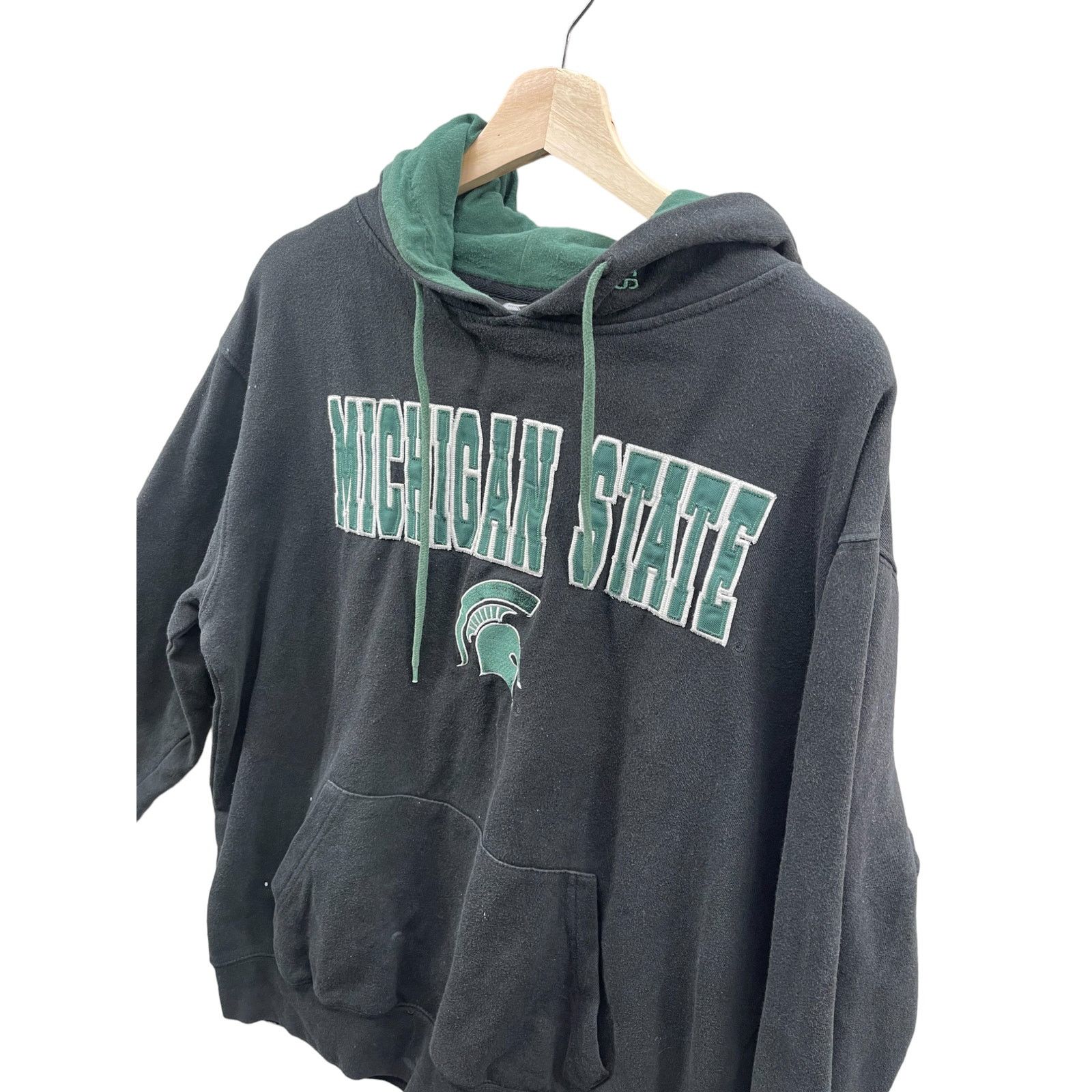 Vintage Vintage 2000's Michigan State University Collegiate Hoodie Size US L / EU 52-54 / 3 - 8 Thumbnail